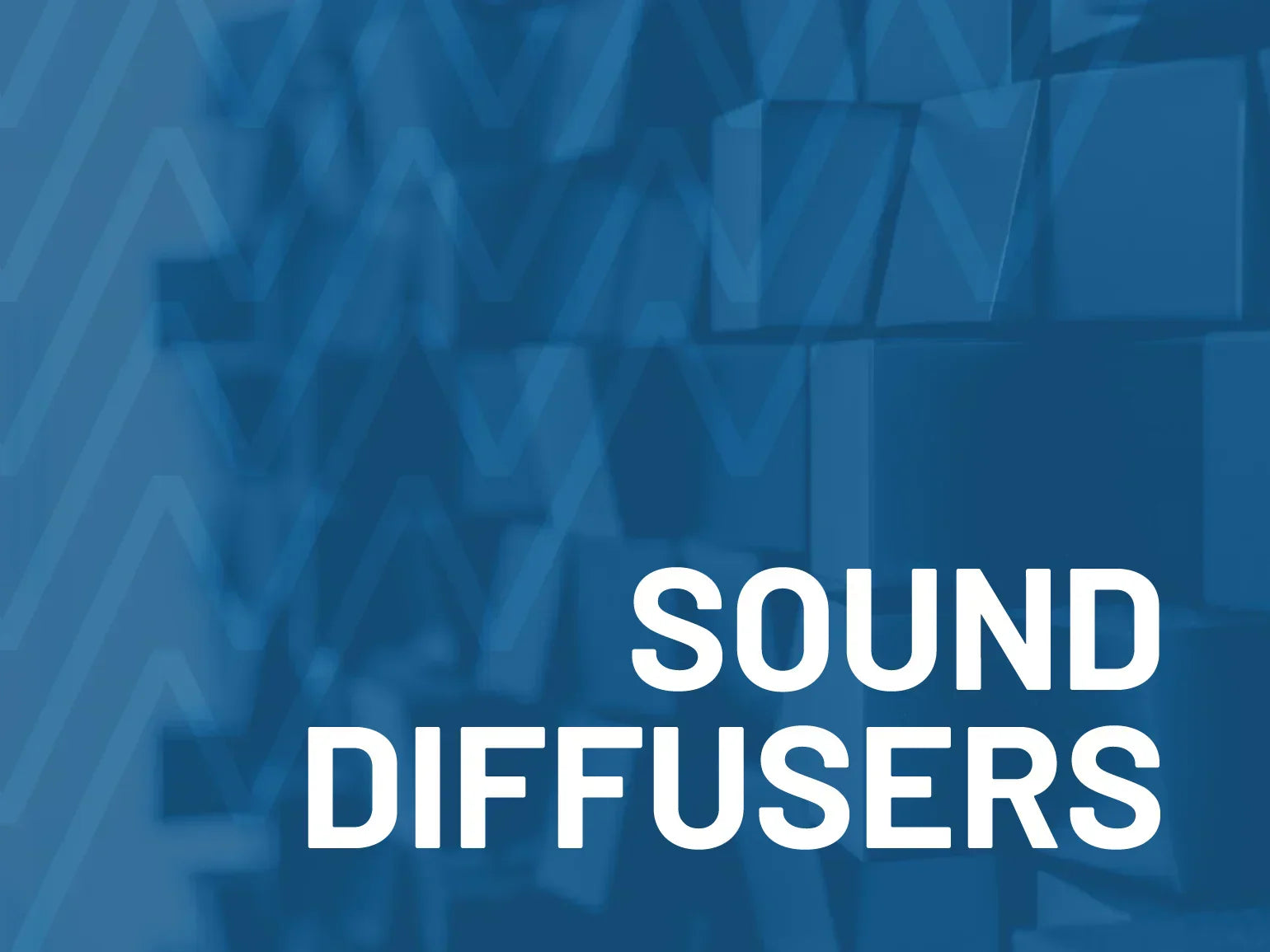 What are sound diffusers?