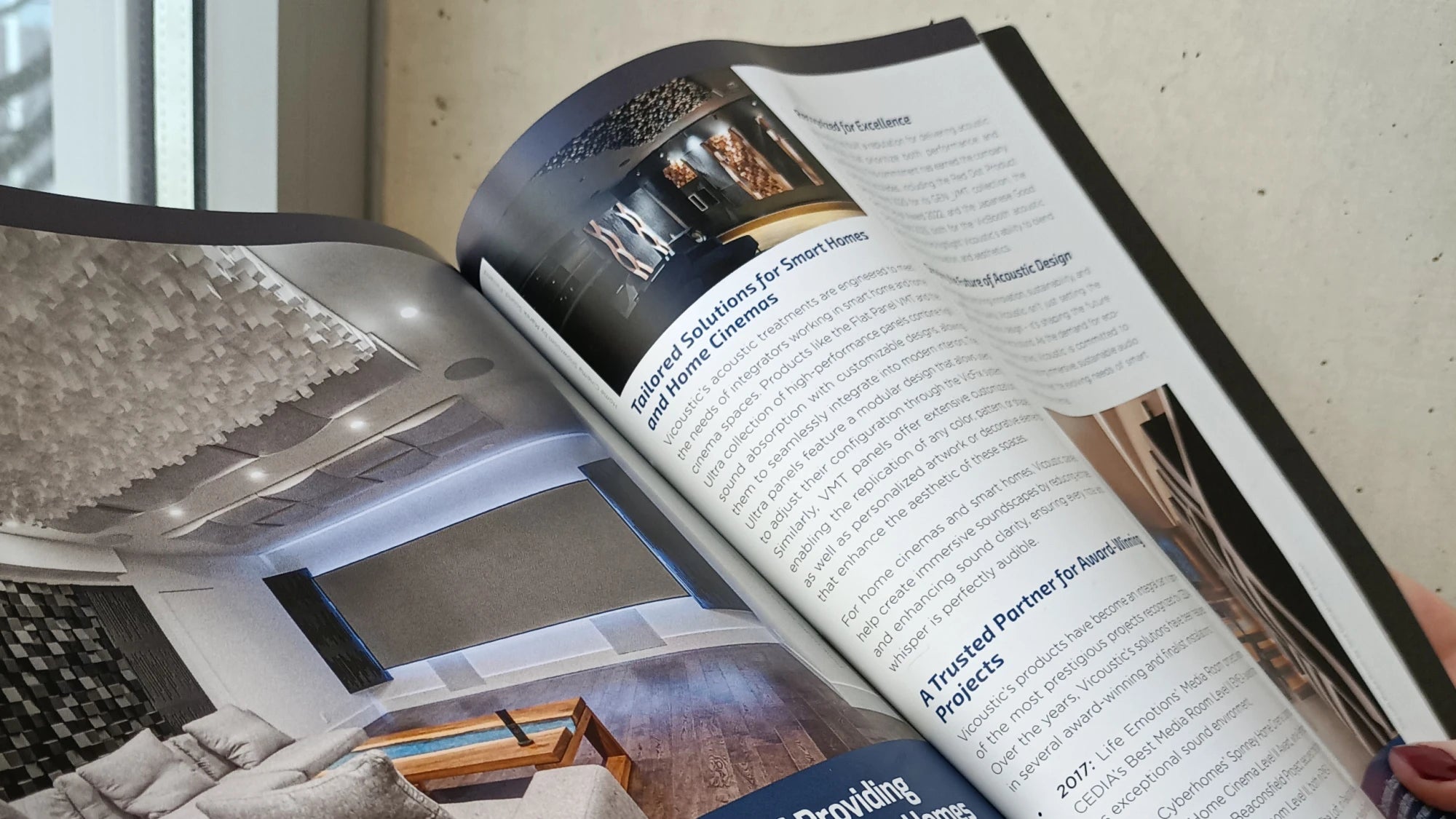 Sustainable Acoustic Solutions for Smart Homes at CEDIA Yearbook