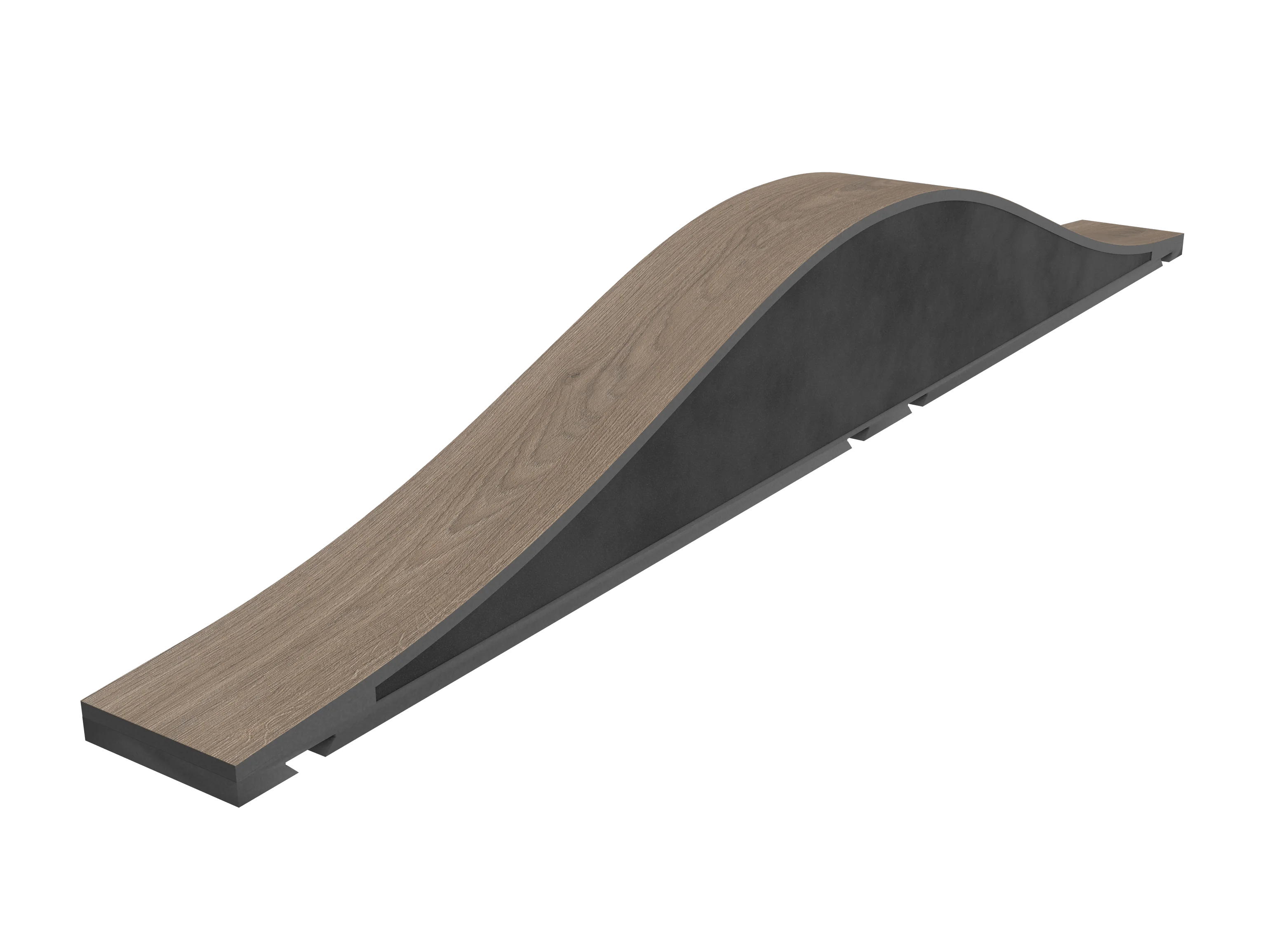 Vicoustic Flexi Wave Ultra Hybrid Sound Absorbing and Diffuser Acoustic Panel in Brown Oak