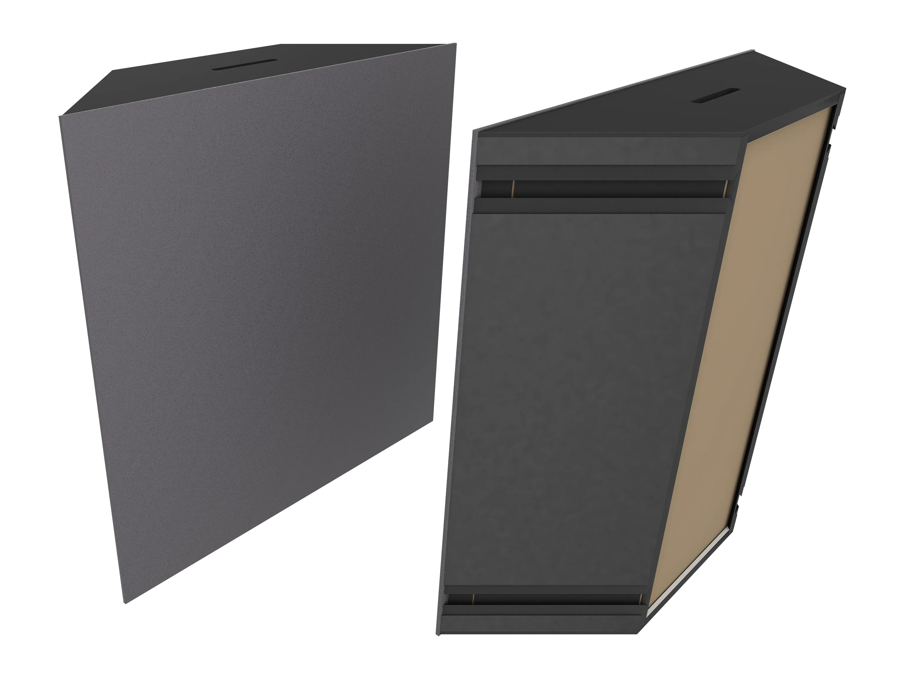 Vicoustic Super Bass Extreme Ultra VMT Bass Trap Acoustic Panel in Grey and Black Matte