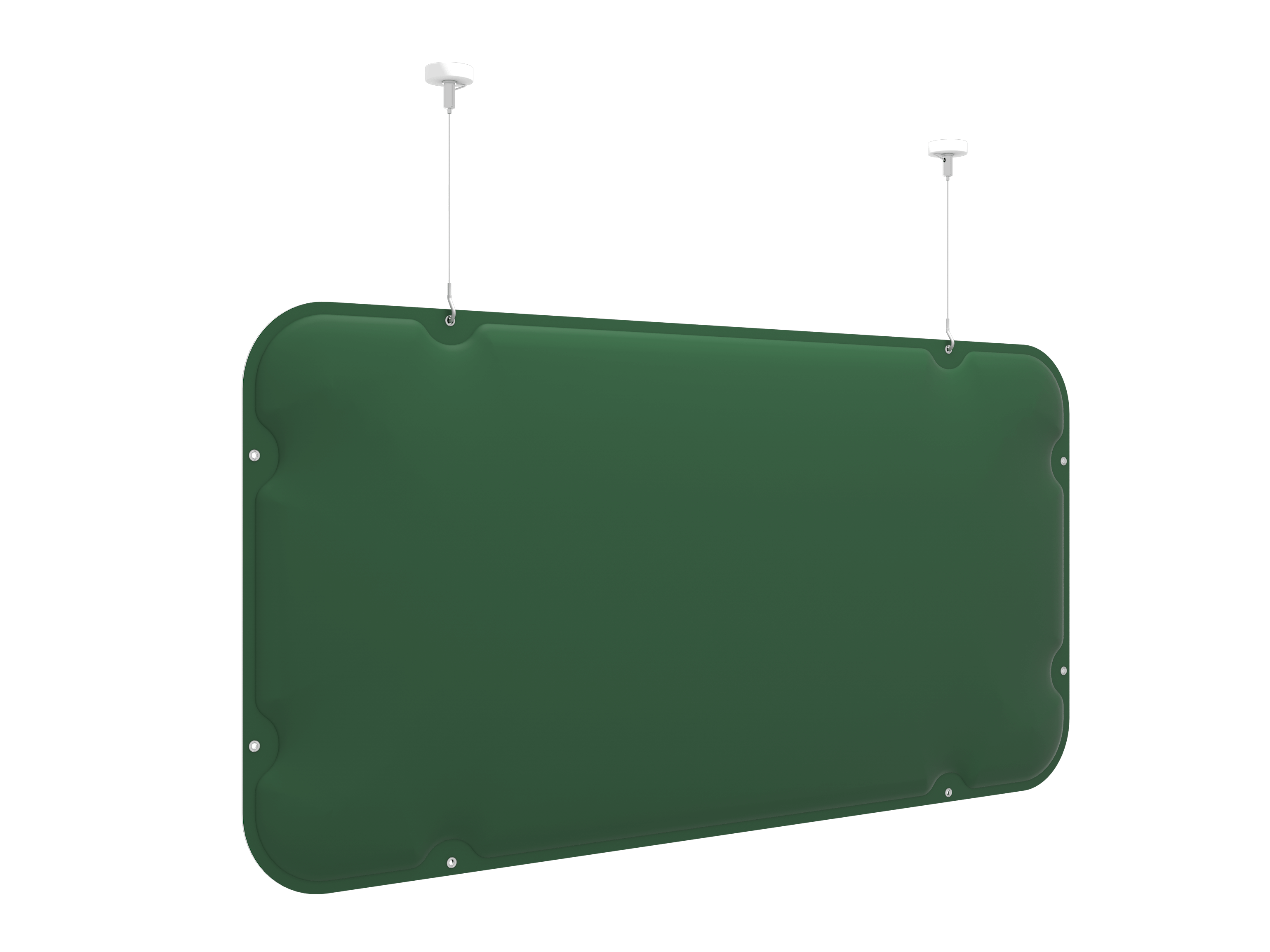 Vicoustic Suspended Baffle VMT 3D Ceiling Acoustic solution in Musk Green