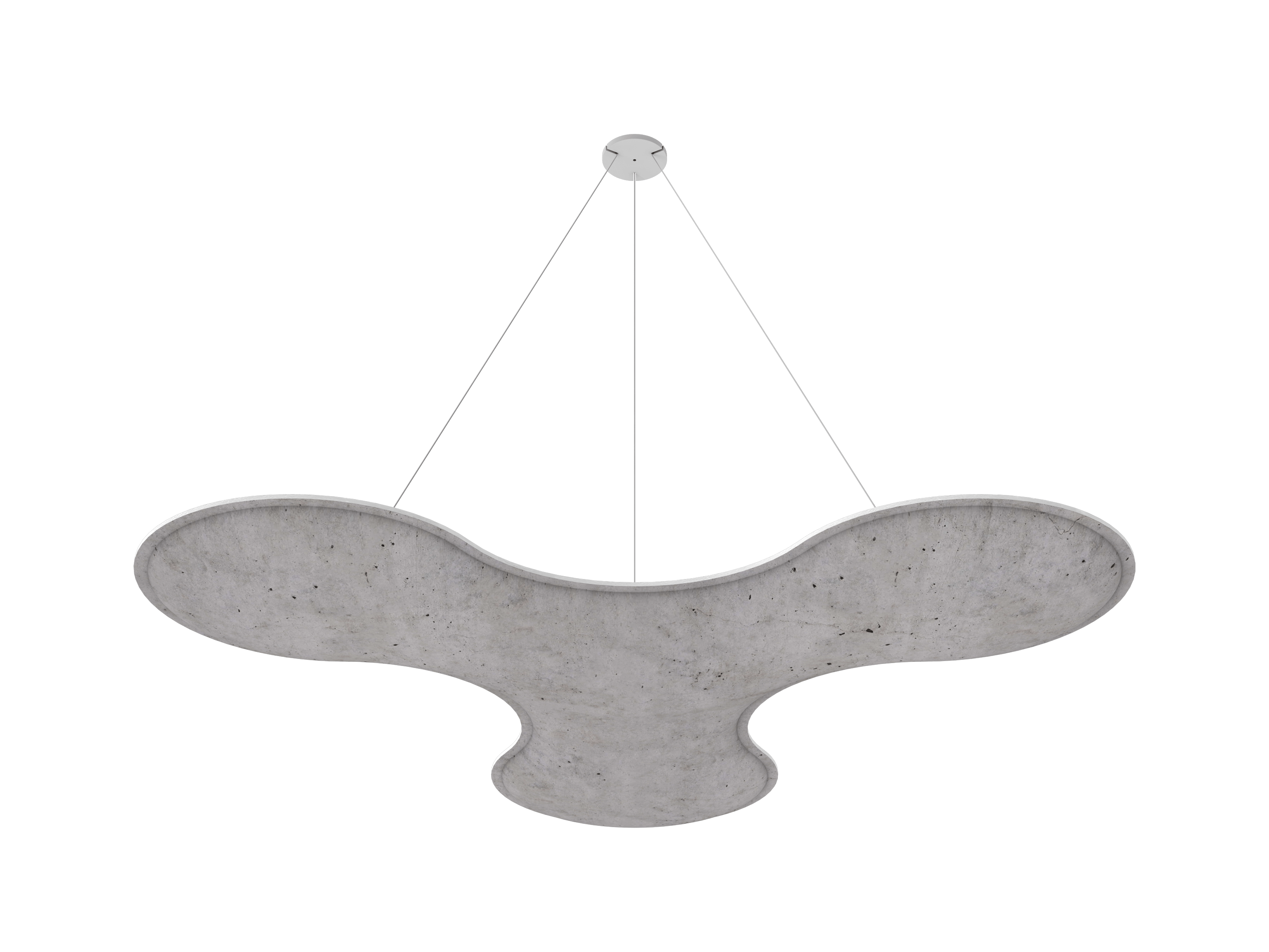 Vicoustic ViCloud VMT 3D Petal Patterns Sound Absorbing Acoustic Cloud in Concrete 1