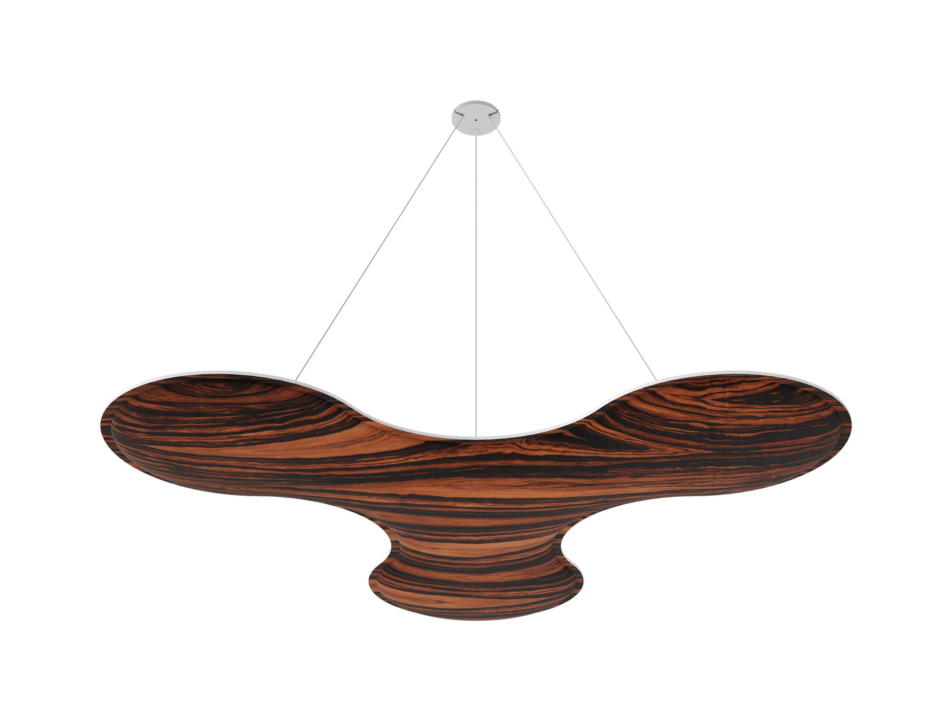 Vicoustic ViCloud VMT 3D Petal Patterns Sound Absorbing Acoustic Cloud in Ebony