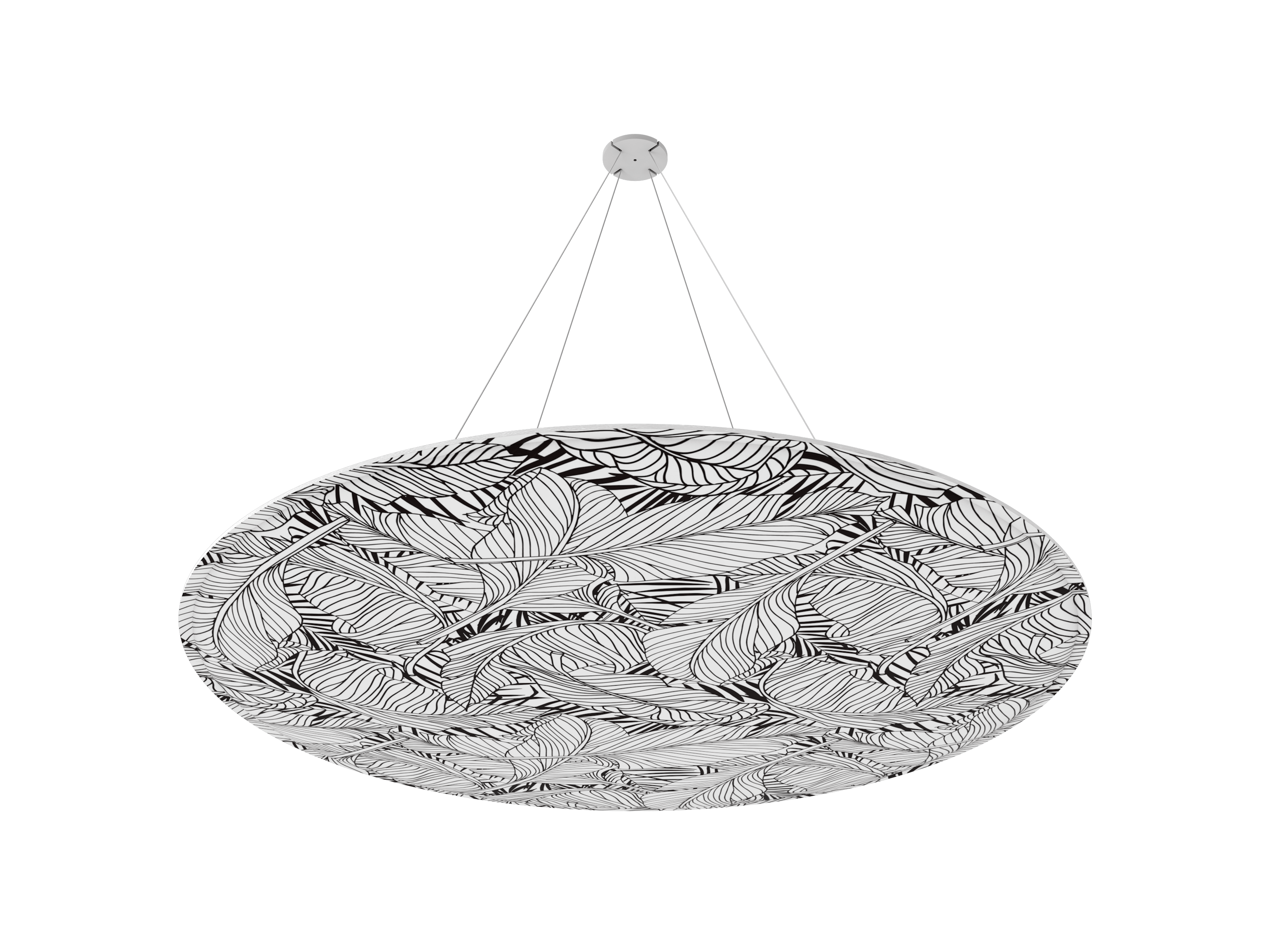 Vicoustic ViCloud VMT 3D Round Patterns Sound Absorbing Acoustic Cloud in Palm Bw