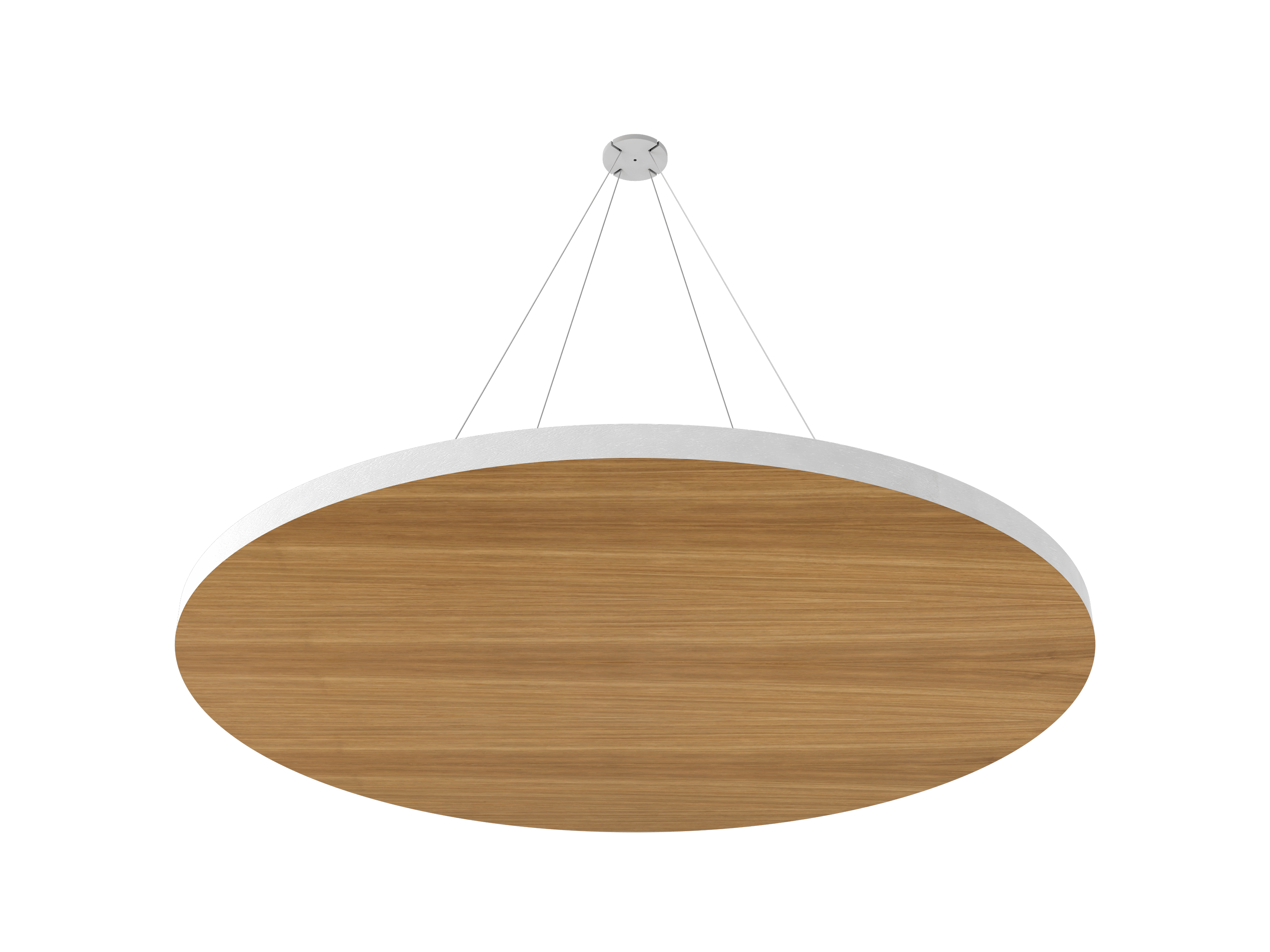 Vicoustic ViCloud VMT Flat Round Patterns Sound Absorbing Acoustic Cloud in Oak