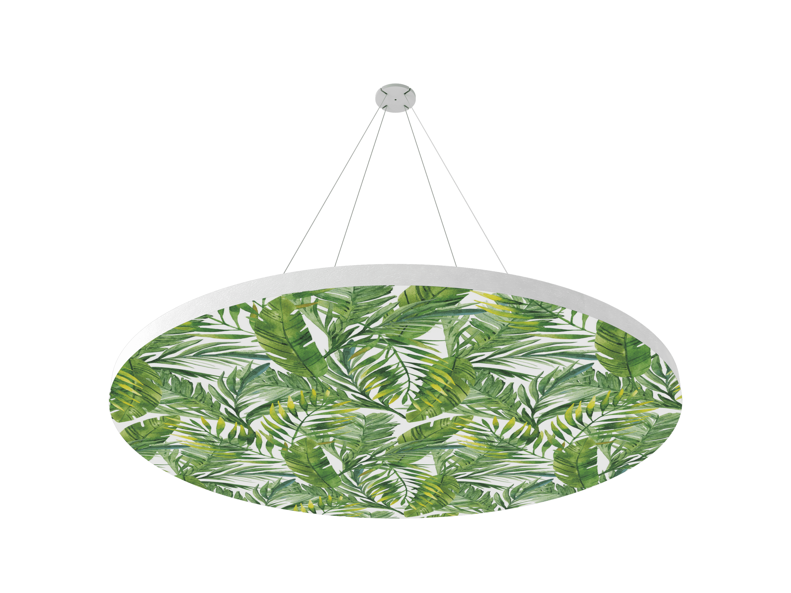 Vicoustic ViCloud VMT Flat Round Patterns Sound Absorbing Acoustic Cloud in Leafs