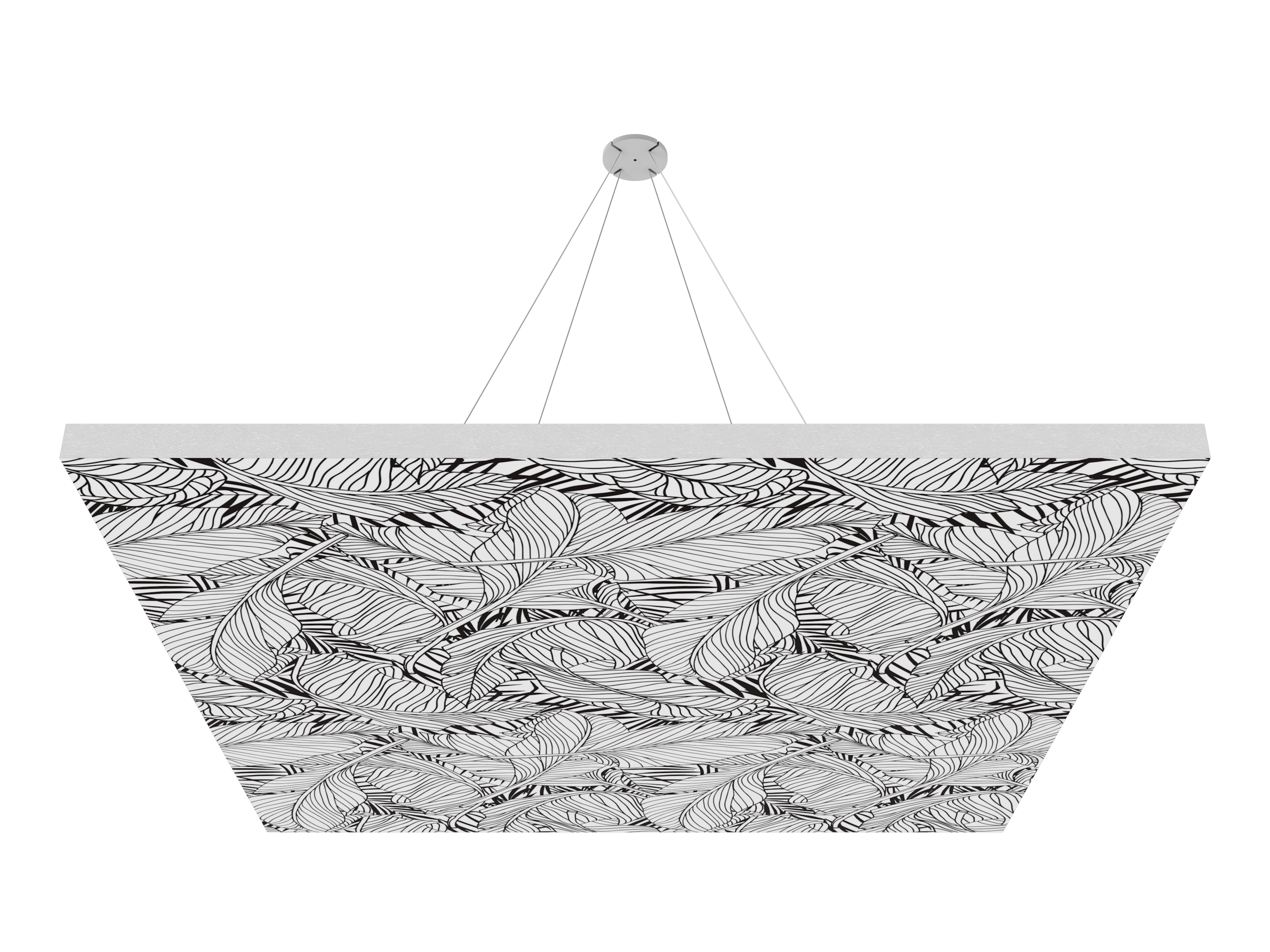 Vicoustic ViCloud VMT Flat Square Patterns Sound Absorbing Acoustic Cloud in Palm Bw