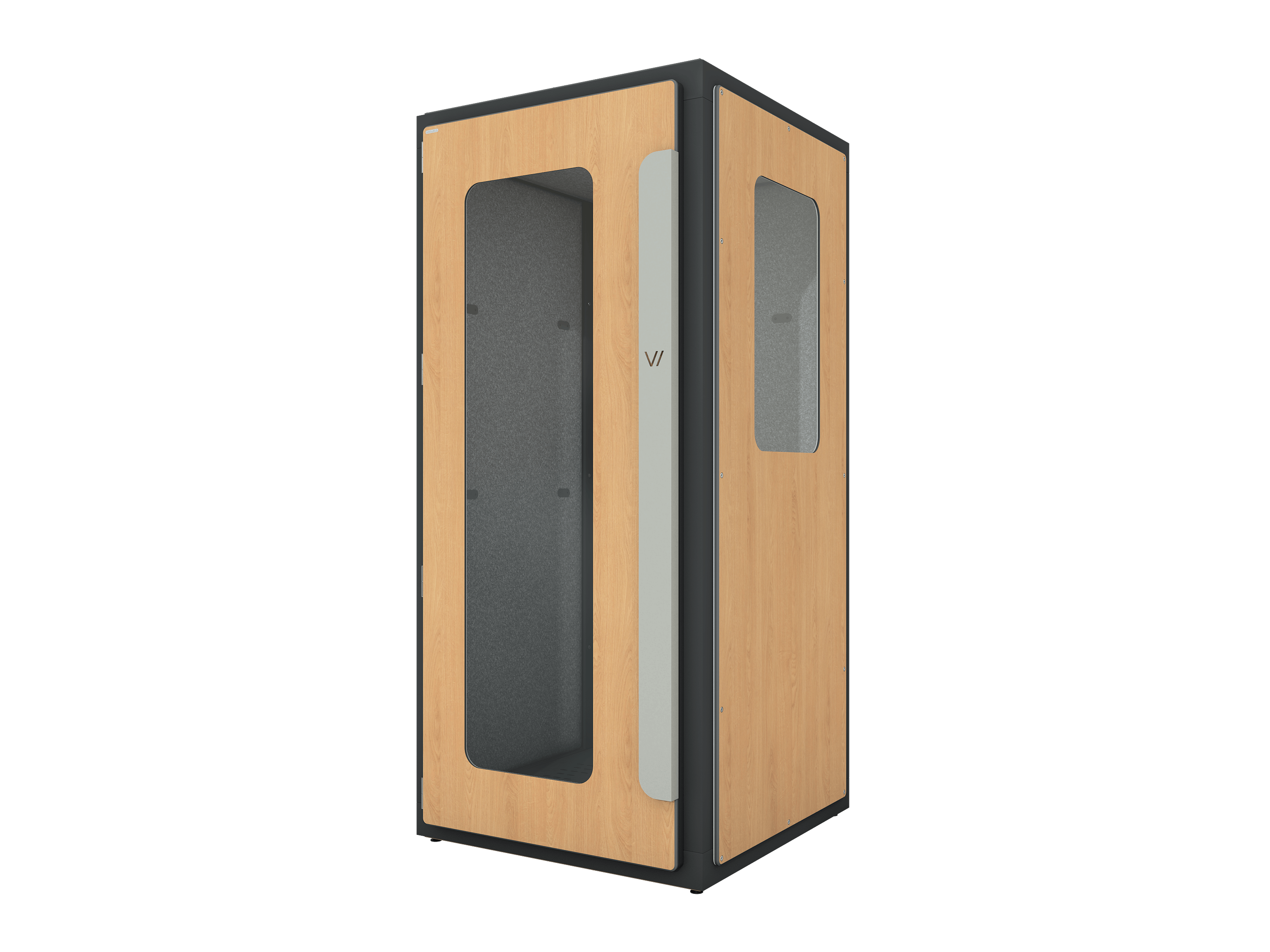 Vicoustic VicBooth Ultra Configuration C 1x1m Soundproofing Booth in Natural Oak