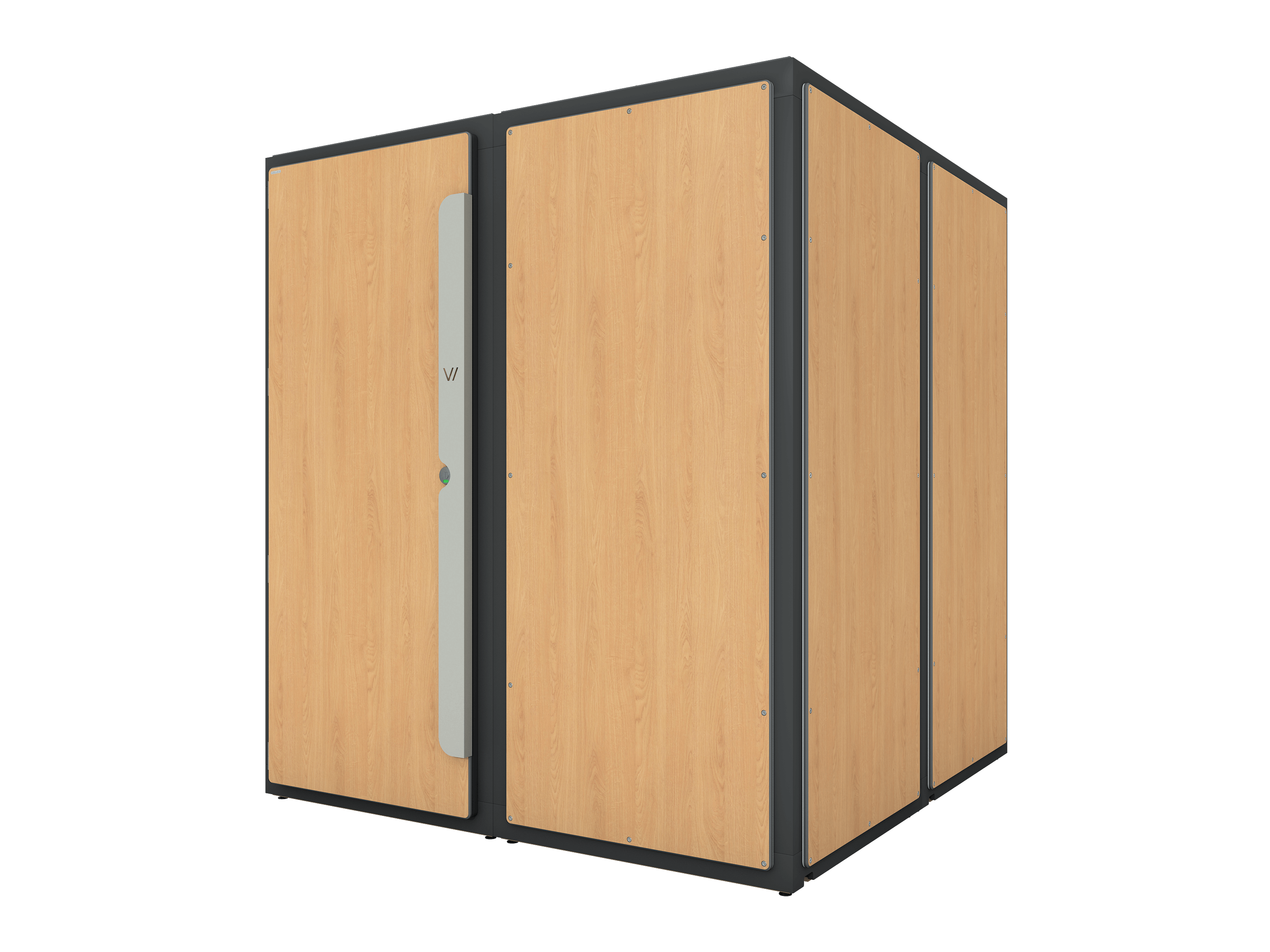 Vicoustic VicBooth Gaming Standard with Lock 2x2m Soundproofing Booth in Natural Oak