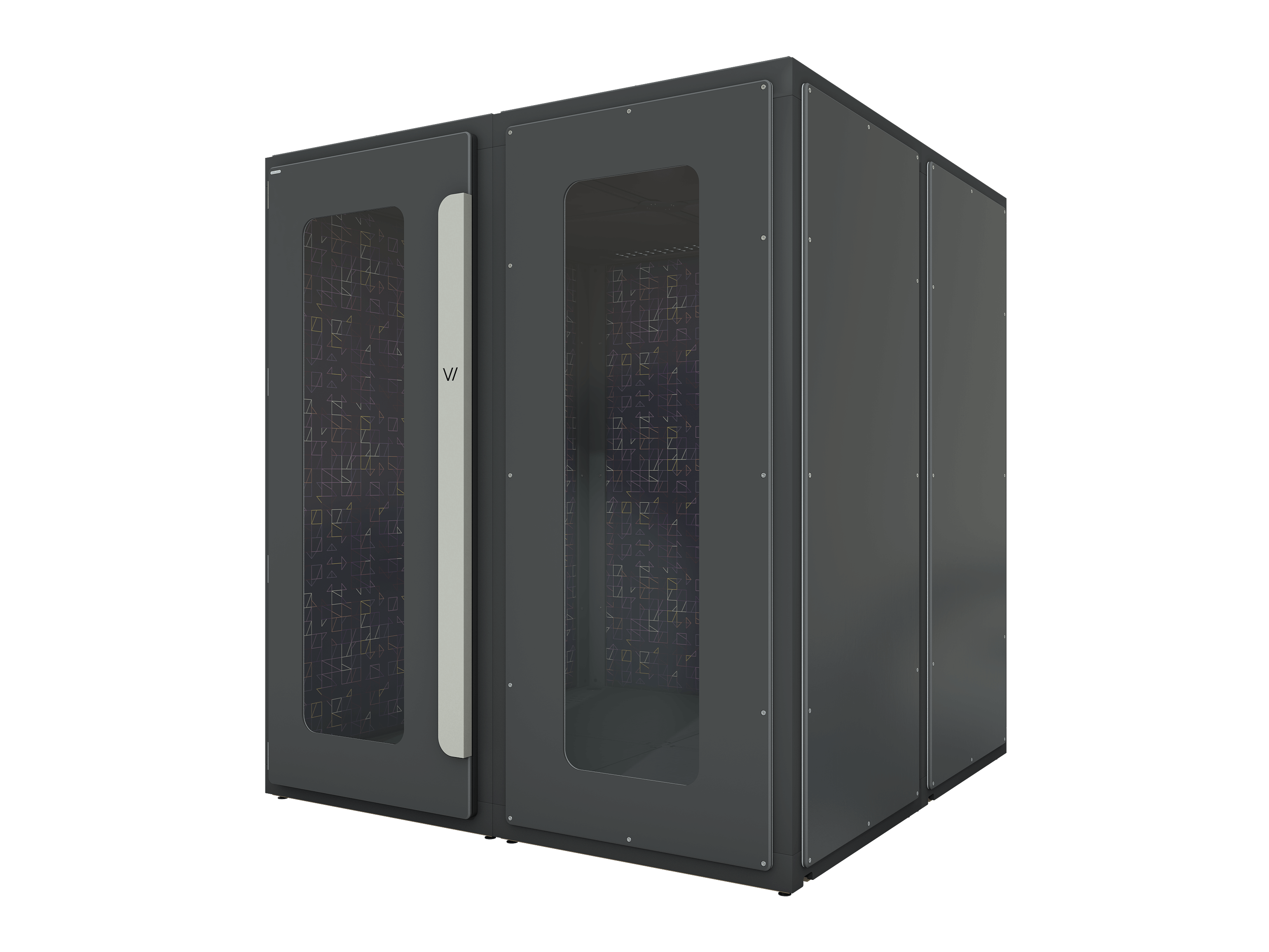 Vicoustic VicBooth Gaming with Window 2x2m Soundproofing Booth in Black Matte