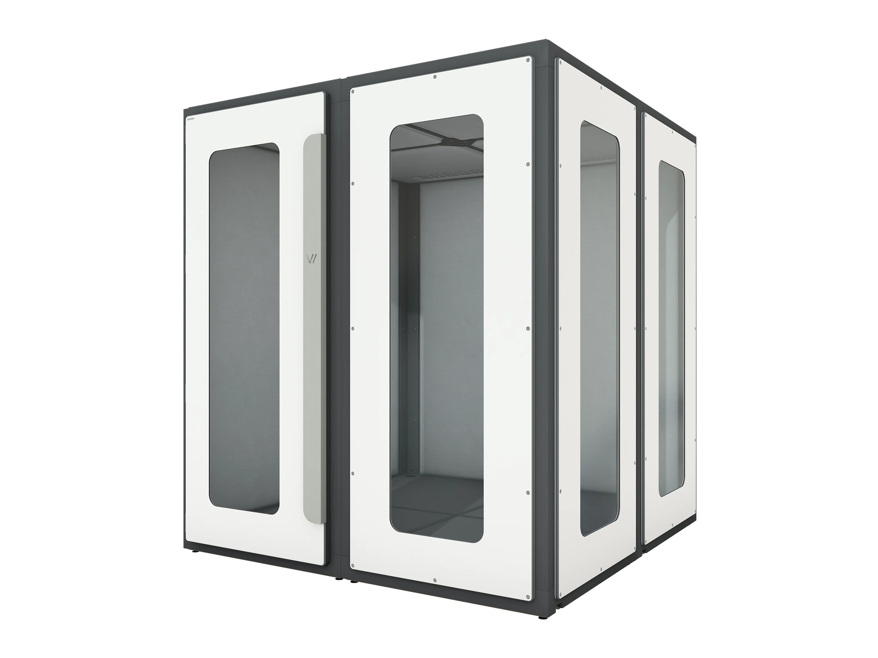 Vicoustic VicBooth Office 2x2m Focus Cube Soundproofing Booth in White Matte