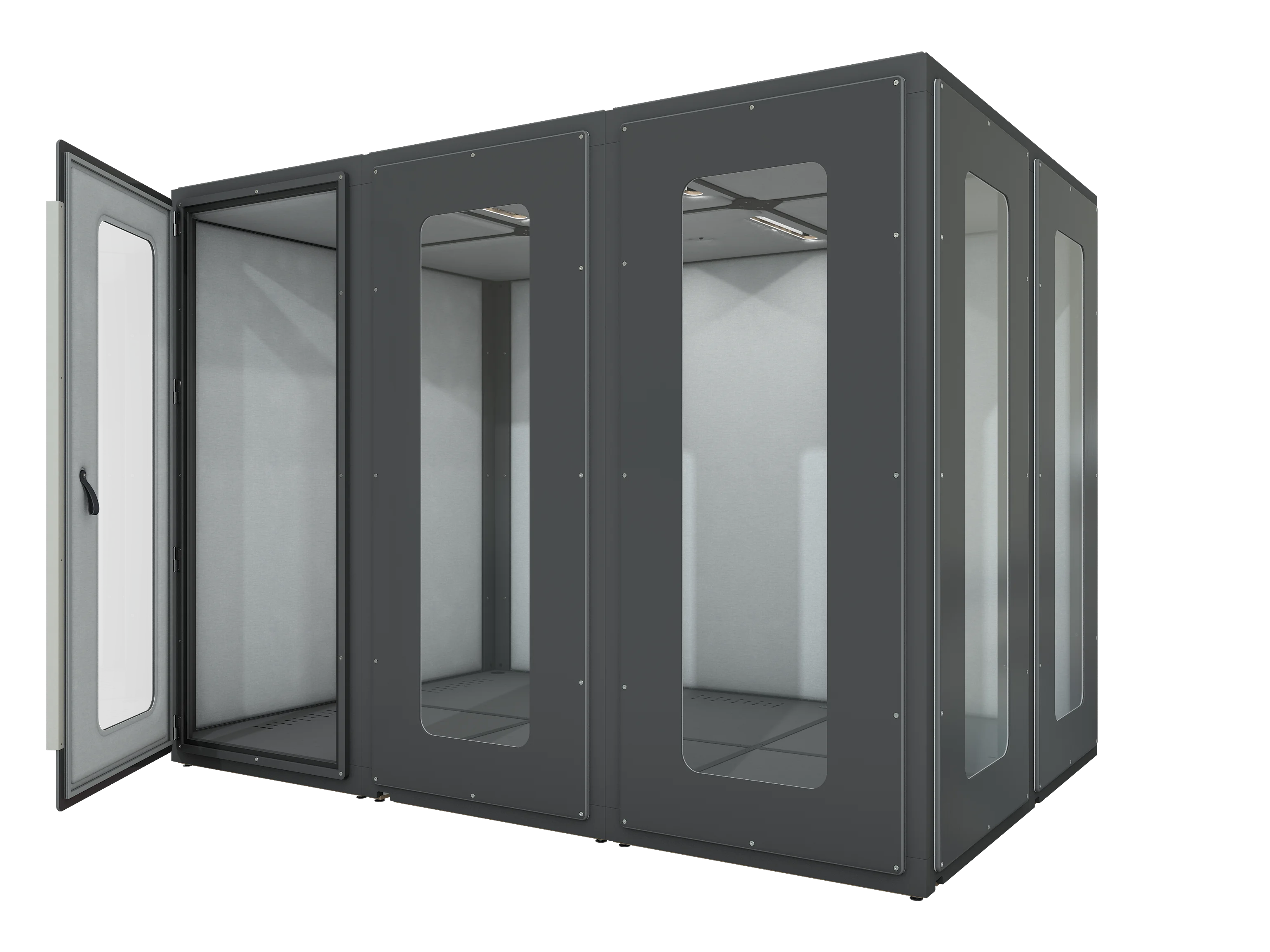 Vicoustic VicBooth Office 2x3m Meeting Booth Soundproofing in Black Matte