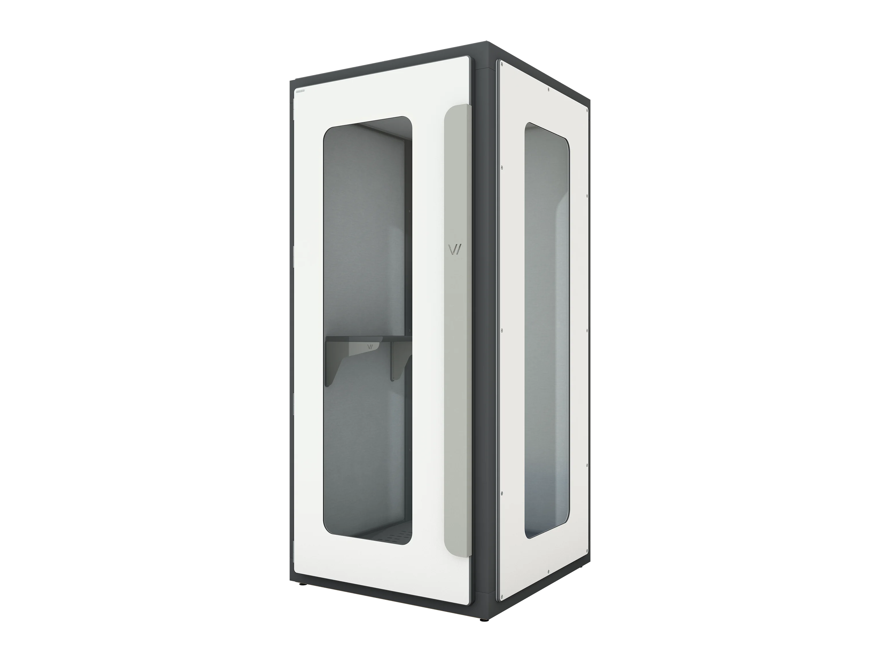 Vicoustic VicBooth Office 1x1m Phone Booth Soundproofing in White Matte