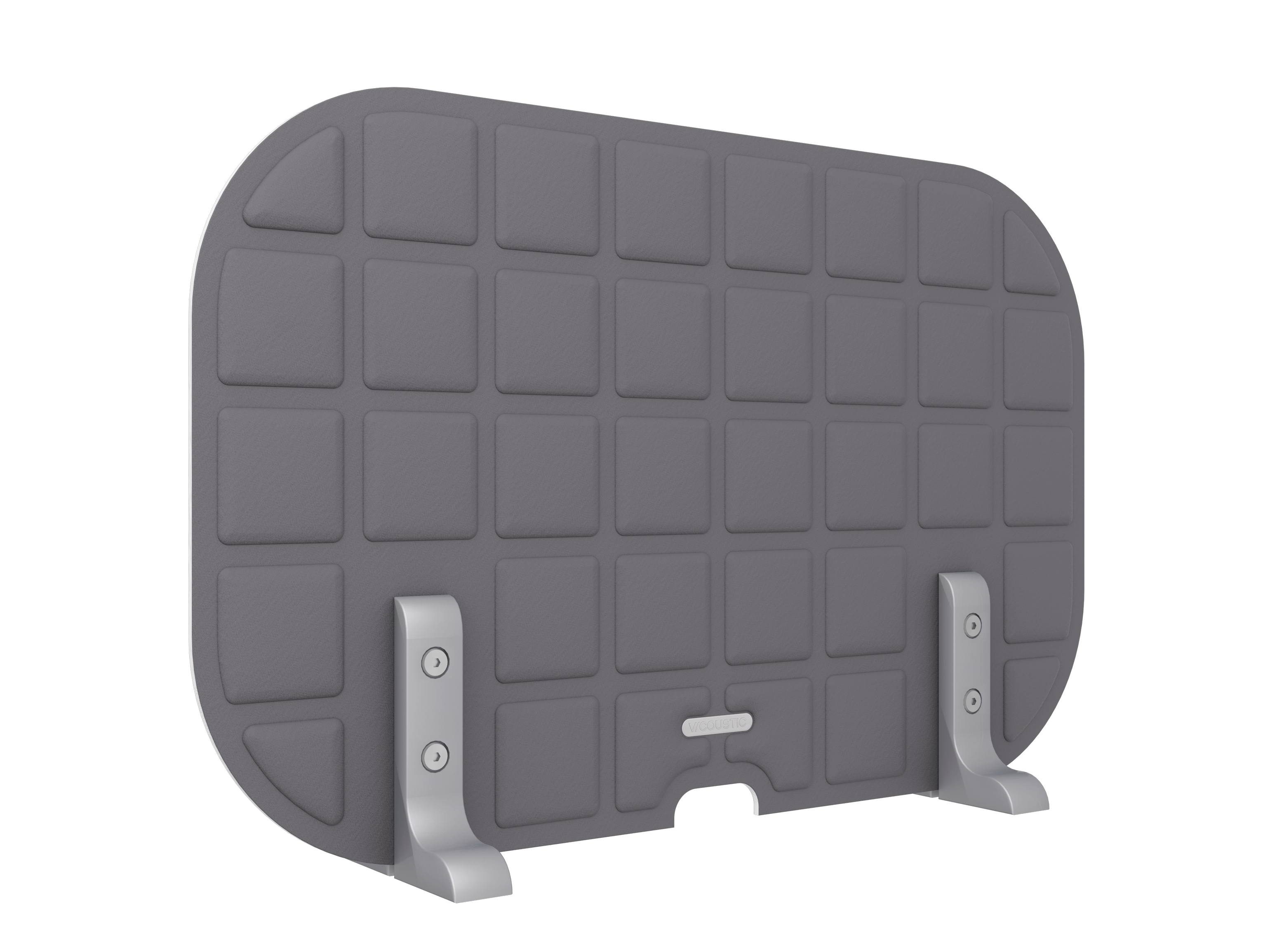 Vicoustic VicOffice Desk Lat Sound Absorbing Acoustic Divider in Grey