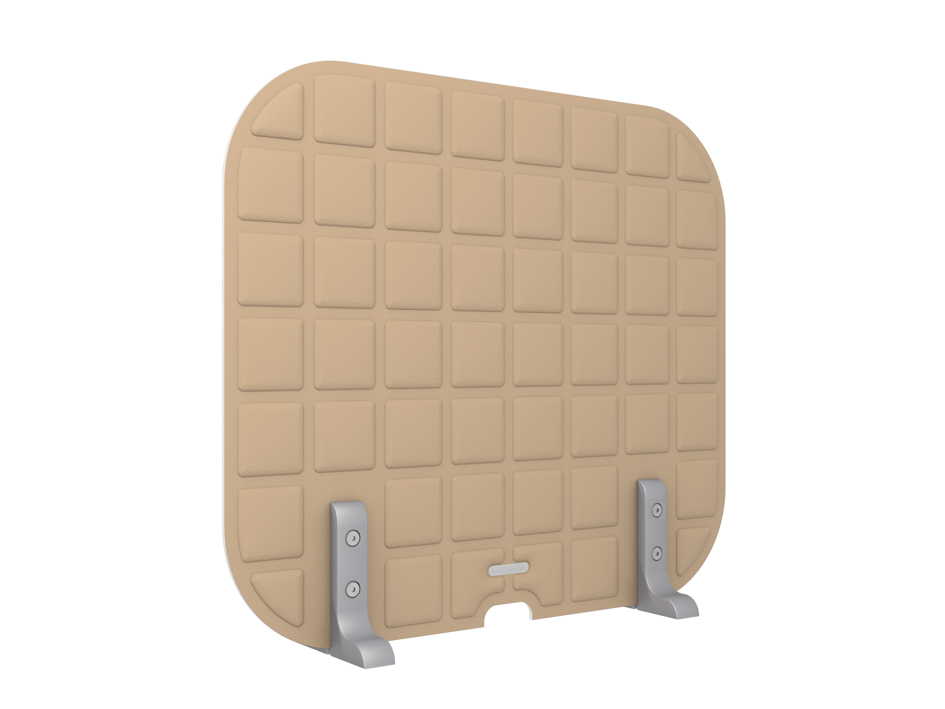Vicoustic VicOffice Desk Lat Sound Absorbing Acoustic Divider in Beige