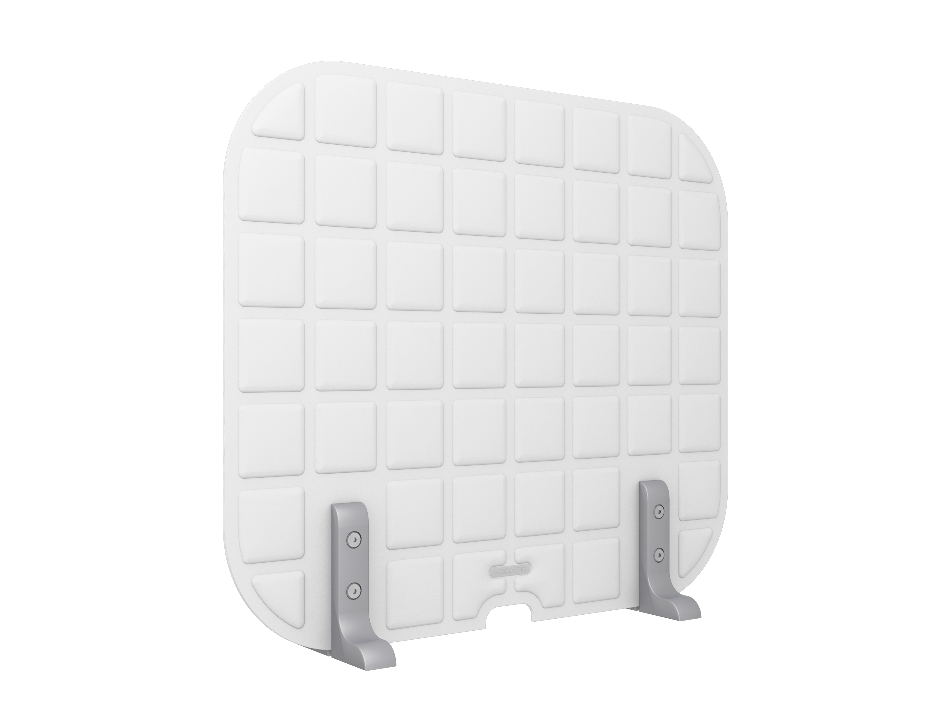 Vicoustic VicOffice Desk Lat Sound Absorbing Acoustic Divider in Natural White