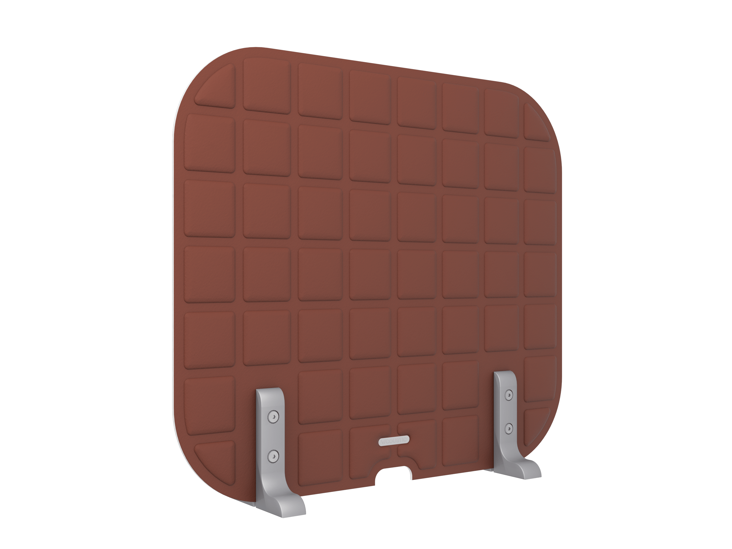 Vicoustic VicOffice Desk Lat Sound Absorbing Acoustic Divider in Brown