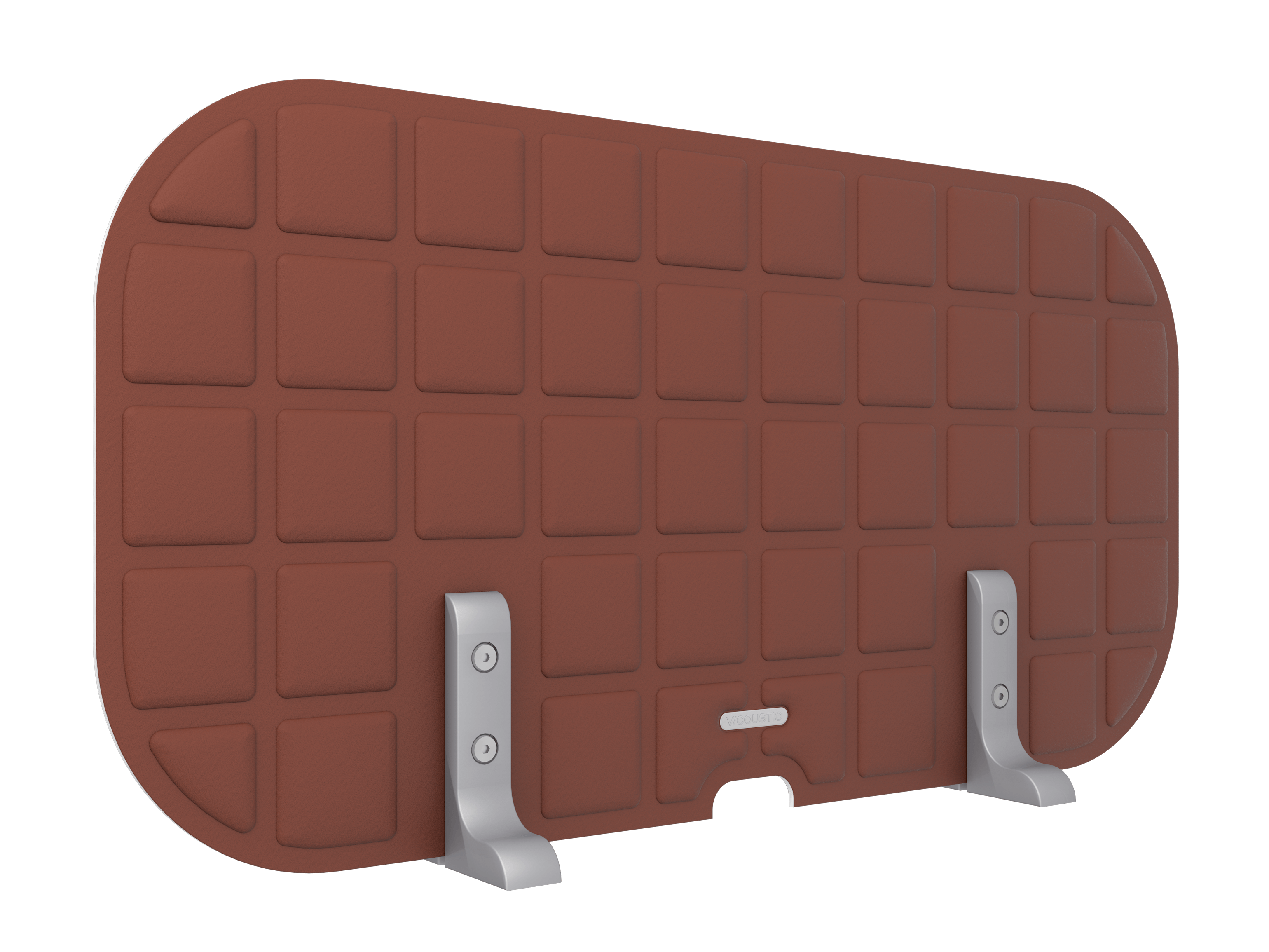 Vicoustic VicOffice Desk Lat Sound Absorbing Acoustic Divider in Brown