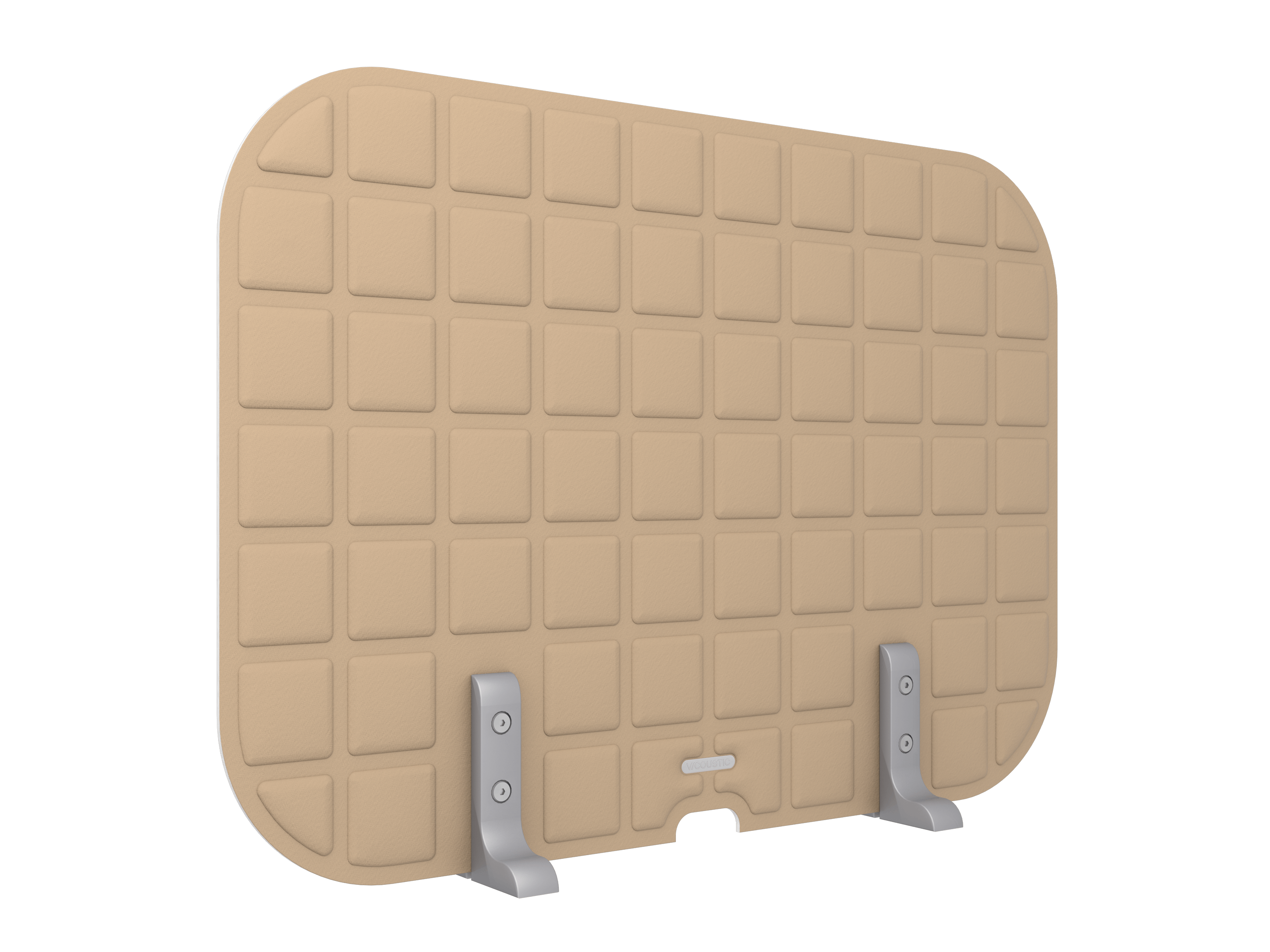 Vicoustic VicOffice Desk Lat Sound Absorbing Acoustic Divider in Beige