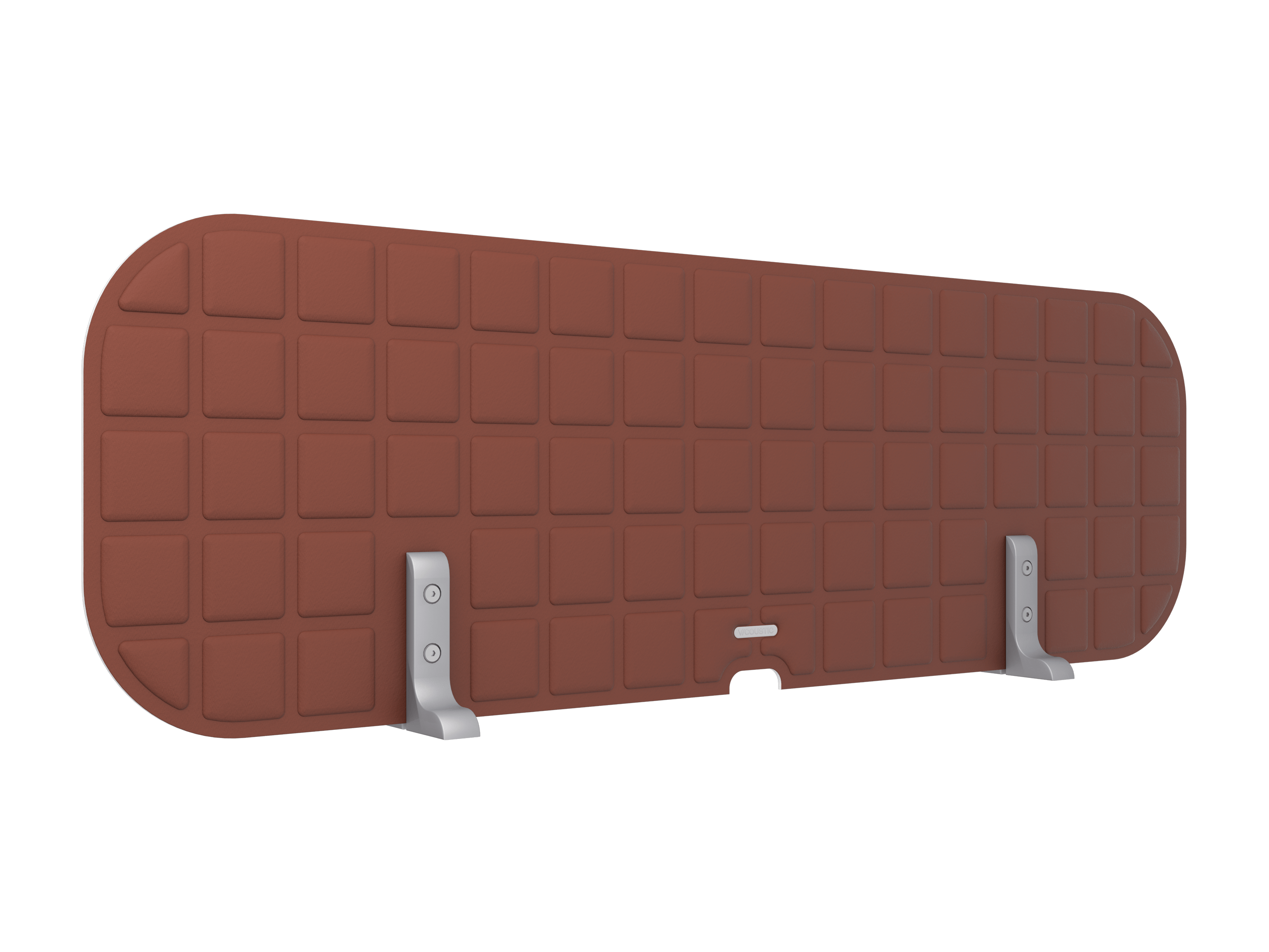 Vicoustic VicOffice Desk Top Sound Absorbing Acoustic Divider in Brown