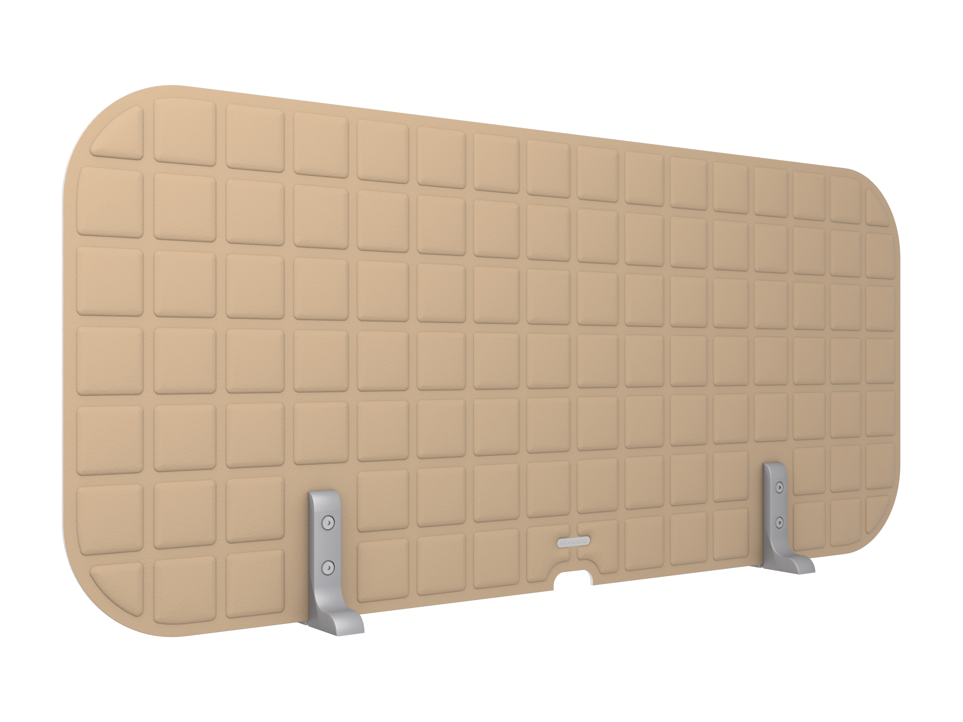 Vicoustic VicOffice Desk Top Sound Absorbing Acoustic Divider in Beige