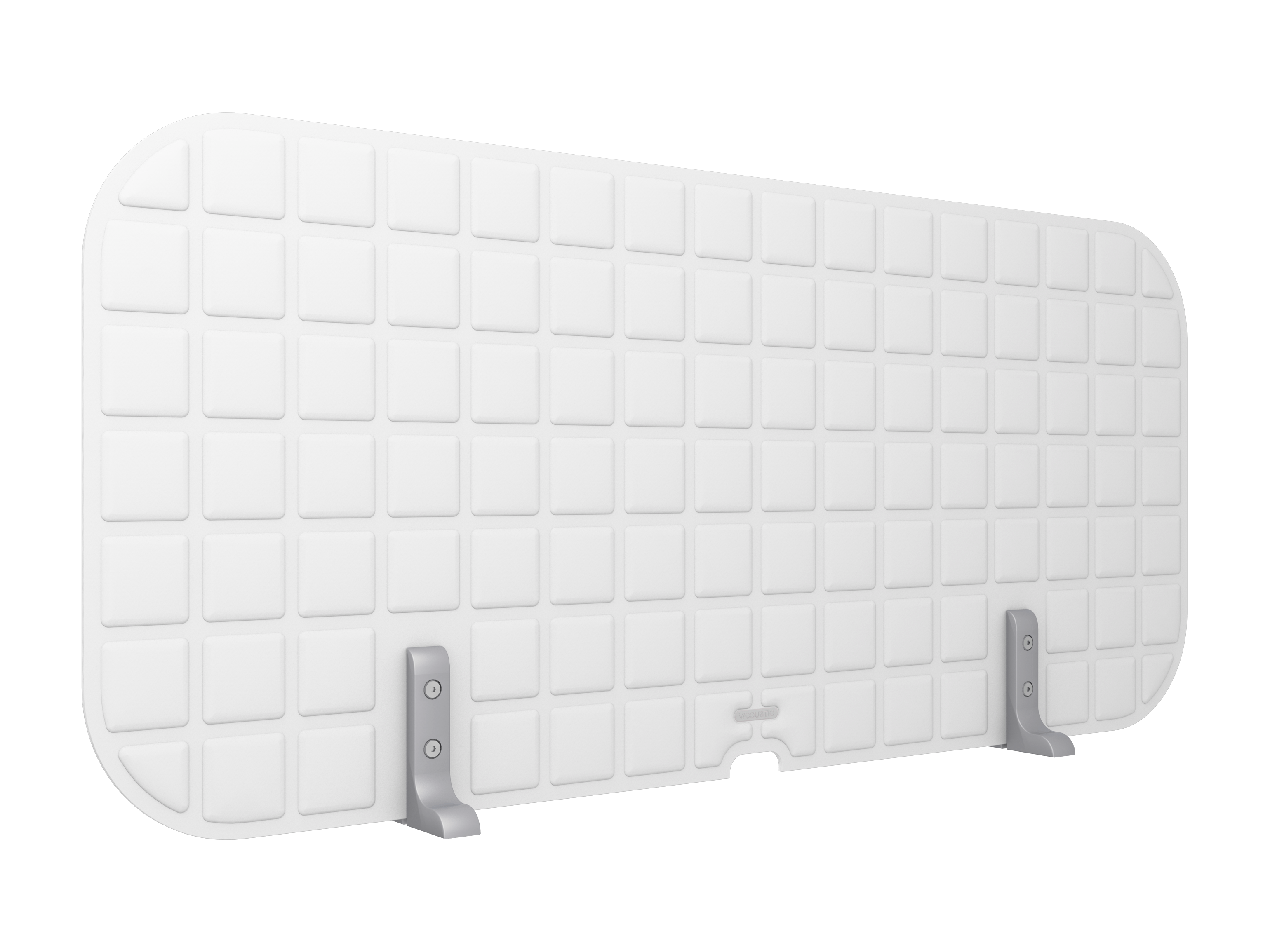 Vicoustic VicOffice Desk Top Sound Absorbing Acoustic Divider in Natural White