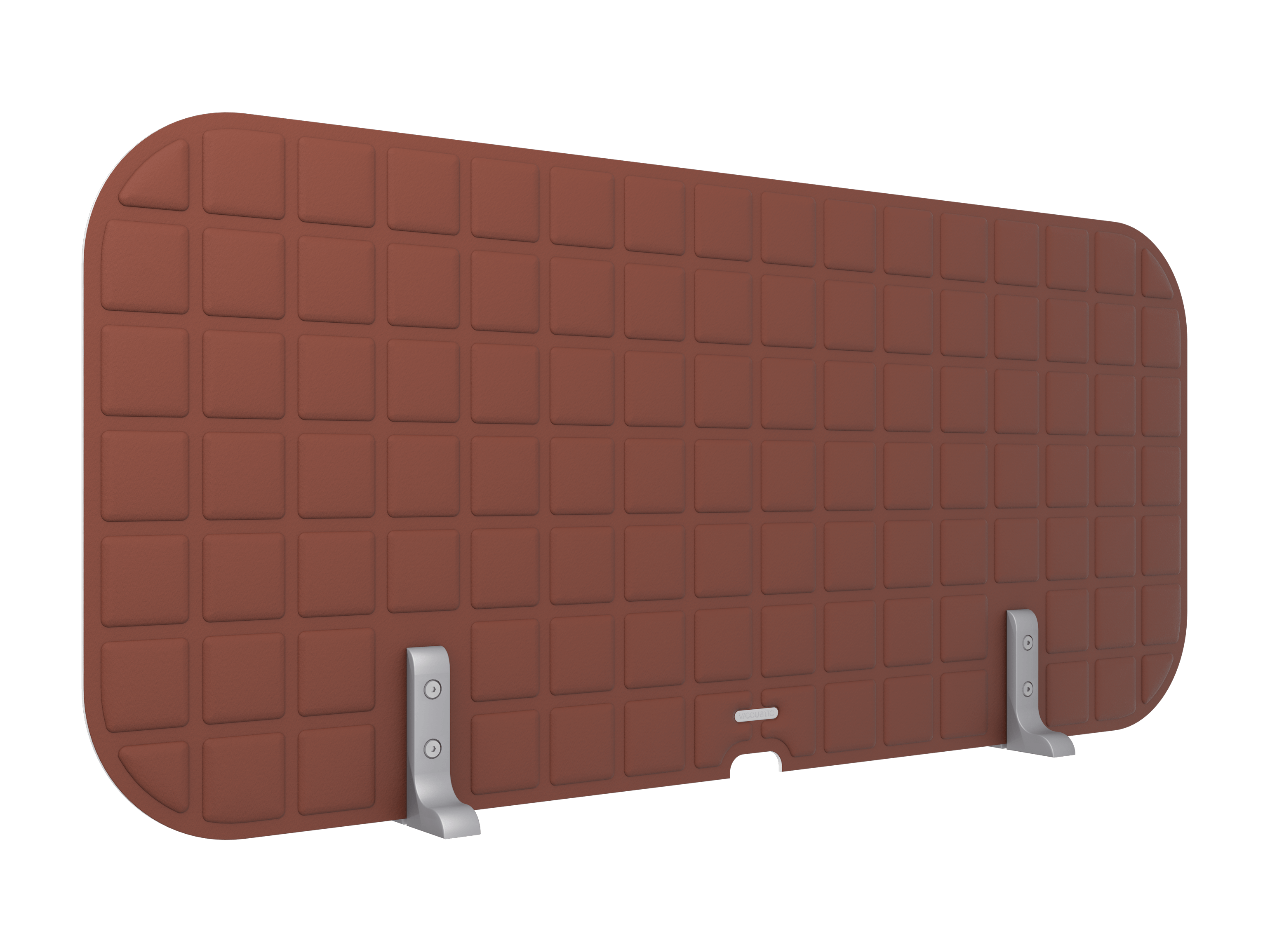 Vicoustic VicOffice Desk Top Sound Absorbing Acoustic Divider in Brown