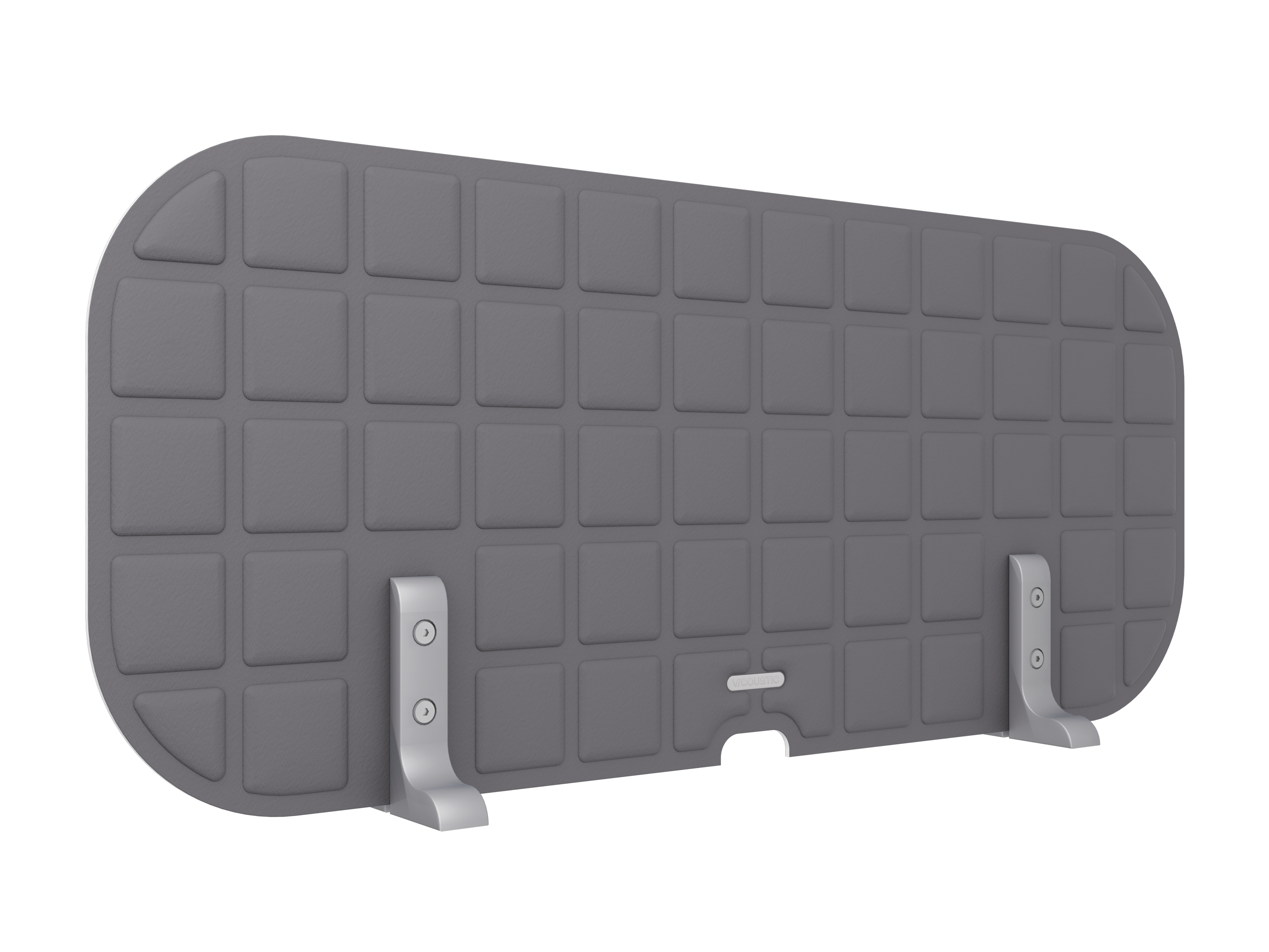 Vicoustic VicOffice Desk Top Sound Absorbing Acoustic Divider in Grey