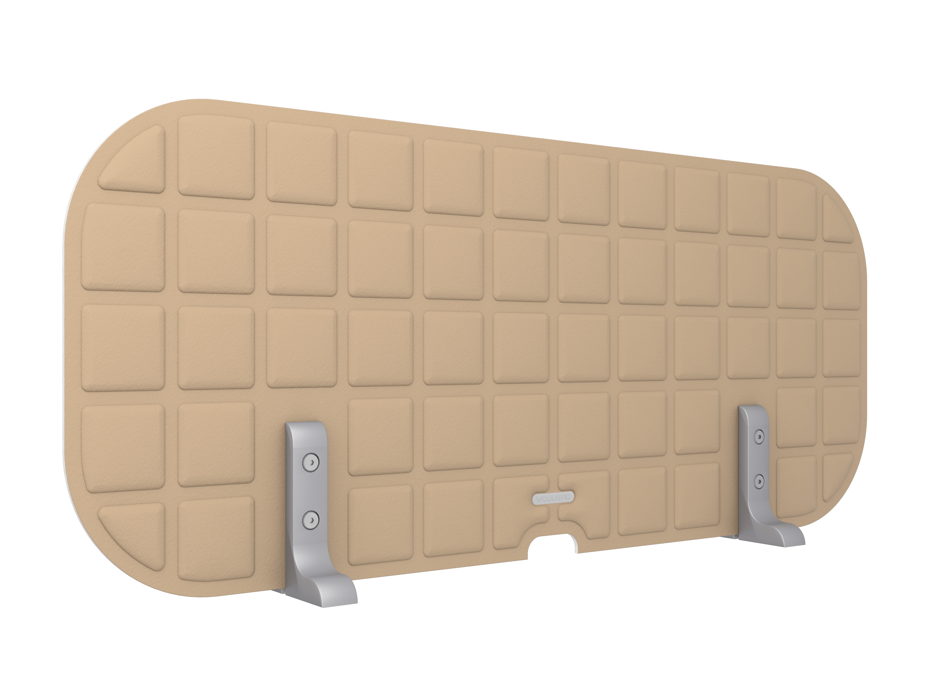 Vicoustic VicOffice Desk Top Sound Absorbing Acoustic Divider in Beige