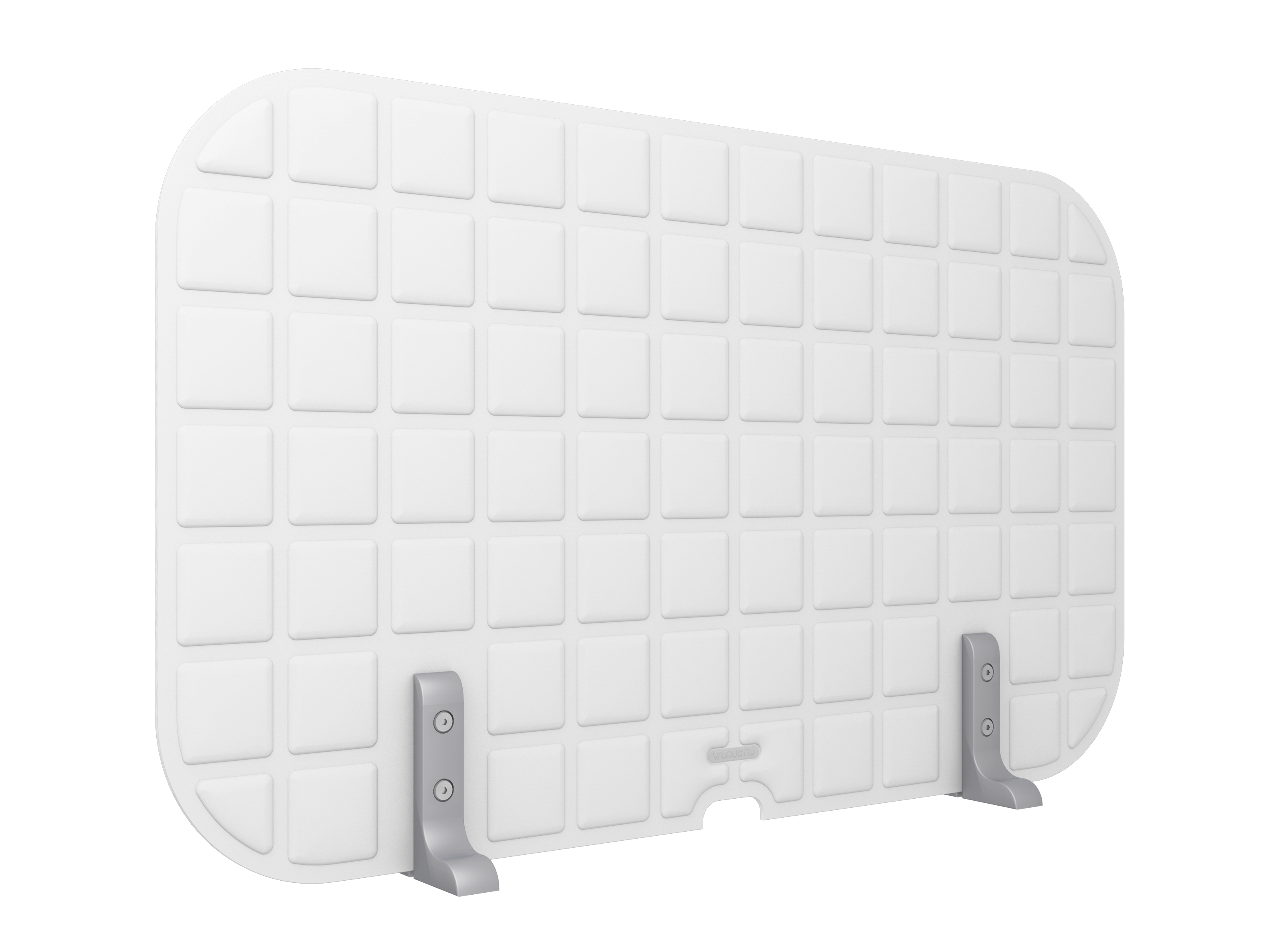 Vicoustic VicOffice Desk Top Sound Absorbing Acoustic Divider in Natural White