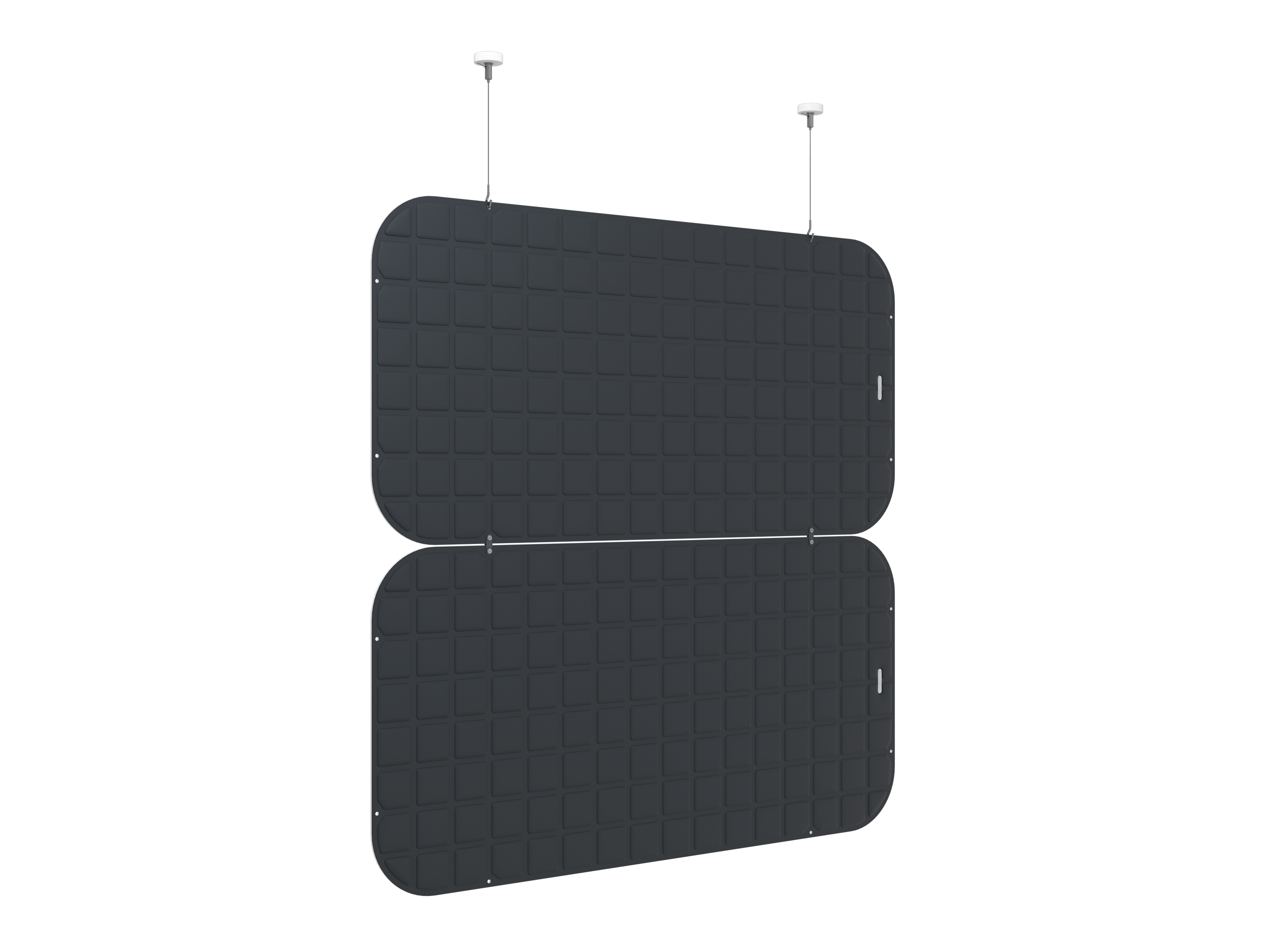 Vicoustic VicOffice Suspended Divider Sound Absorbing Acoustic Divider in Black