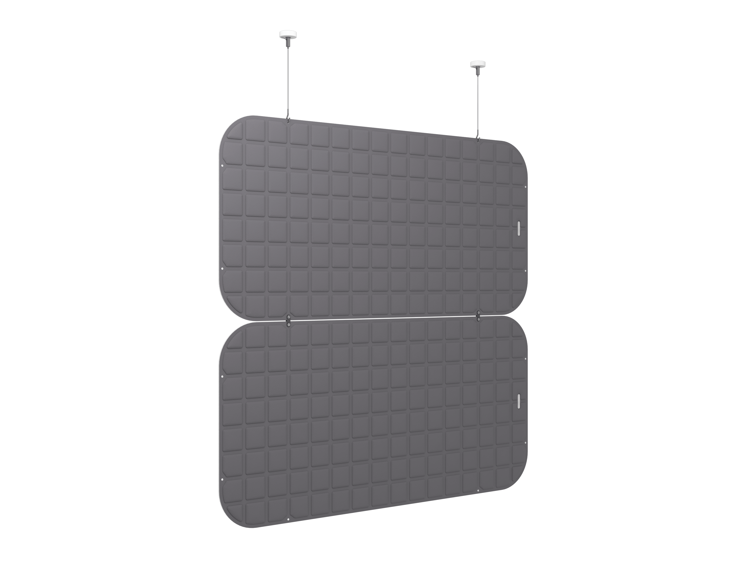 Vicoustic VicOffice Suspended Divider Sound Absorbing Acoustic Divider in Grey