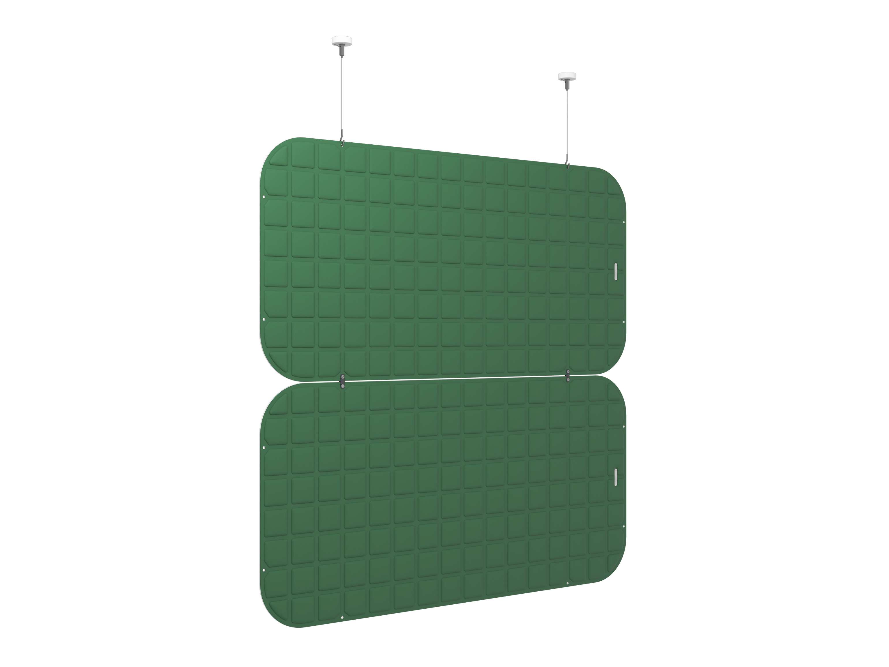 Vicoustic VicOffice Suspended Divider Sound Absorbing Acoustic Divider in Musk Green