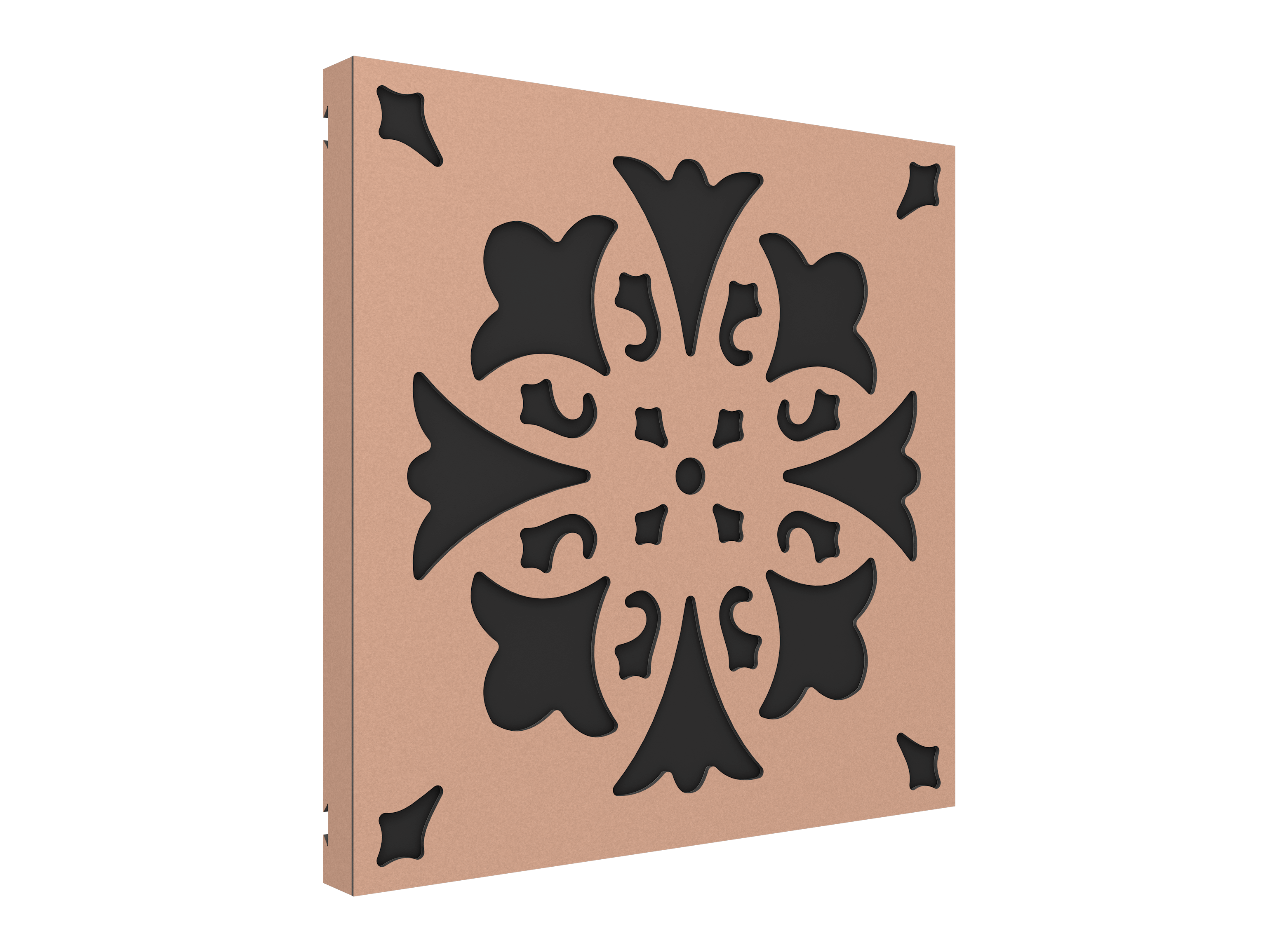 Vicoustic VicPattern Ultra Lis Sound Absorbing Acoustic Panel in Metallic Copper