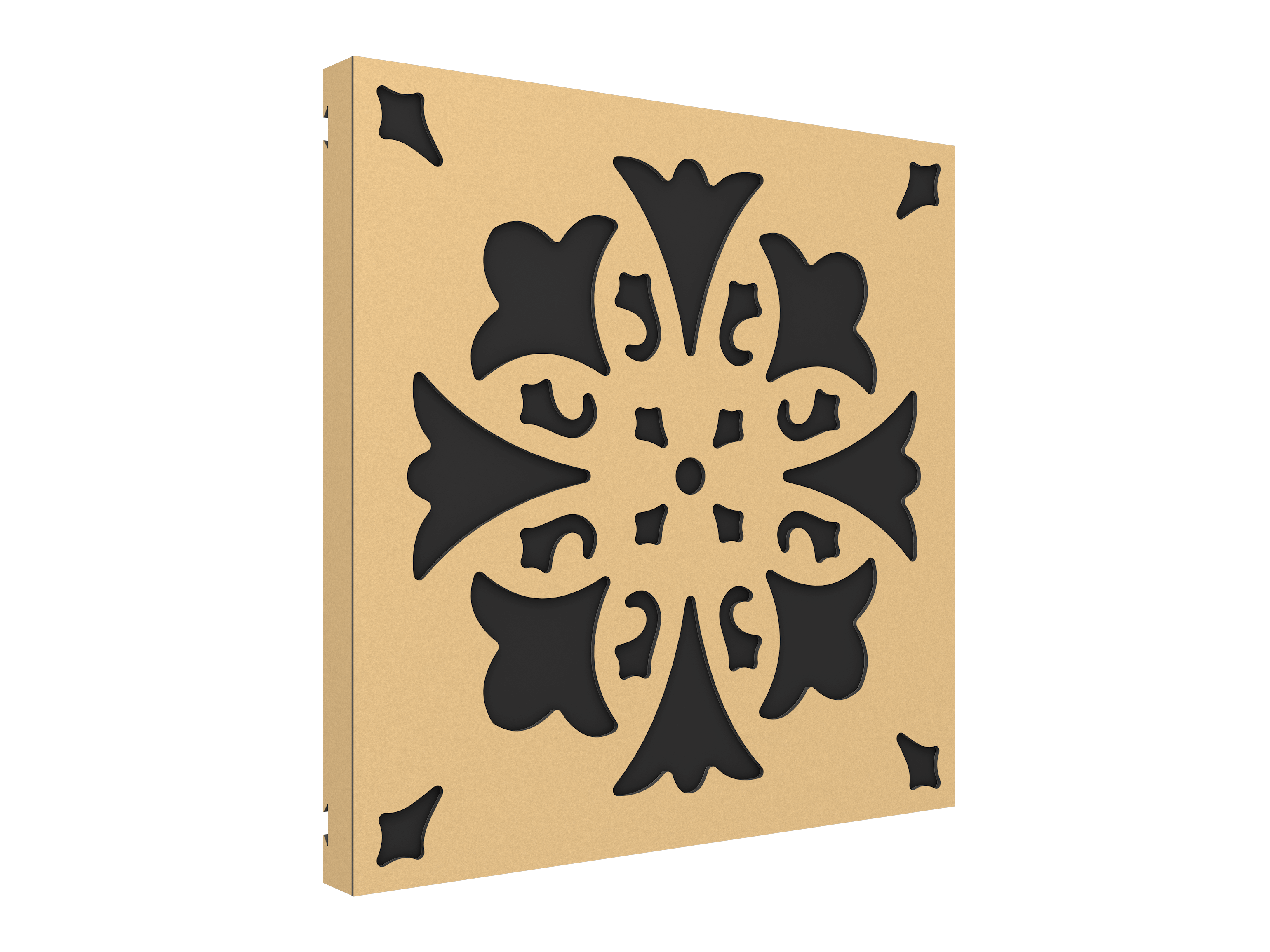 Vicoustic VicPattern Ultra Lis Sound Absorbing Acoustic Panel in Metallic Gold