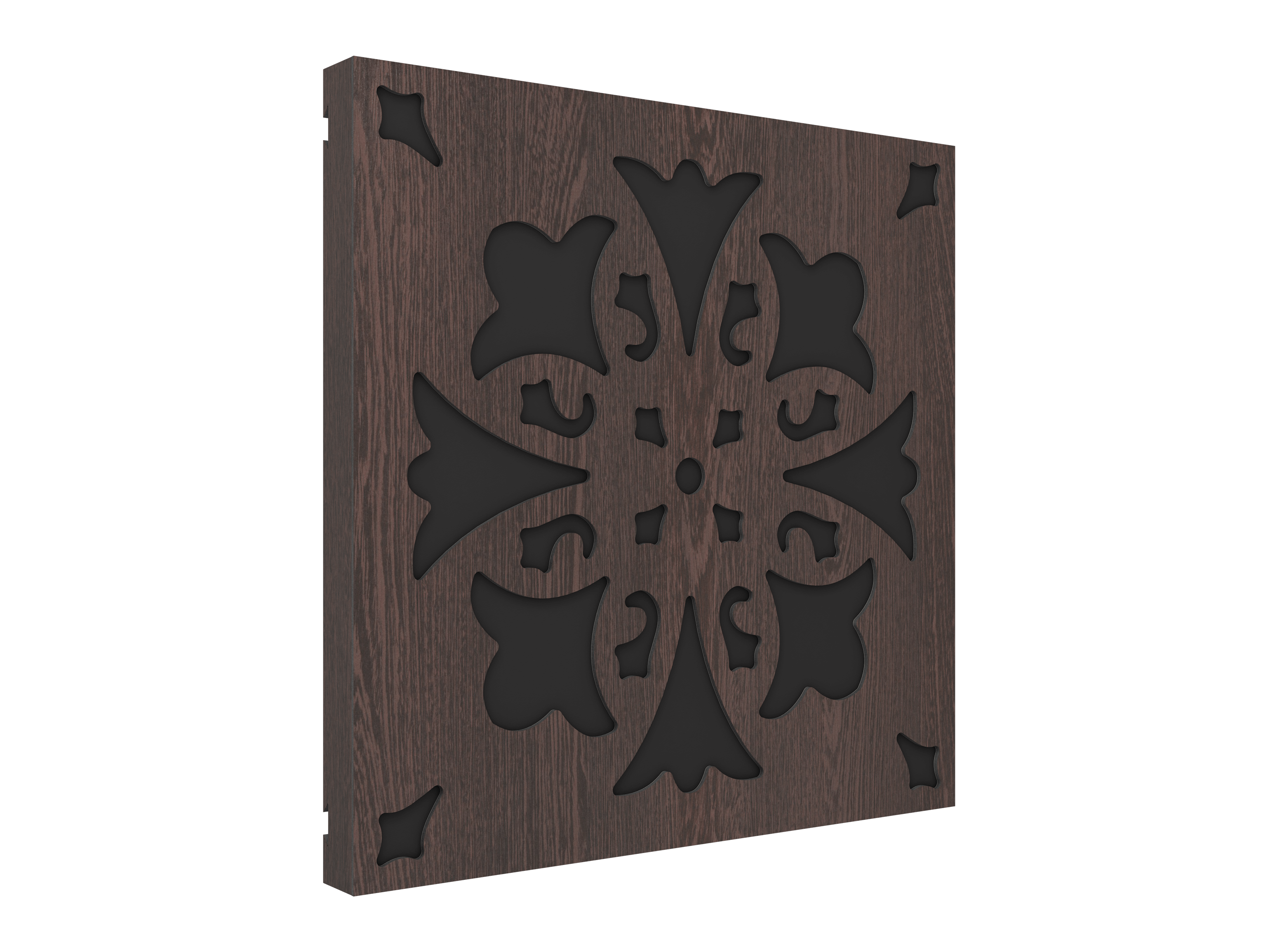 Vicoustic VicPattern Ultra Lis Sound Absorbing Acoustic Panel in Dark Wenge