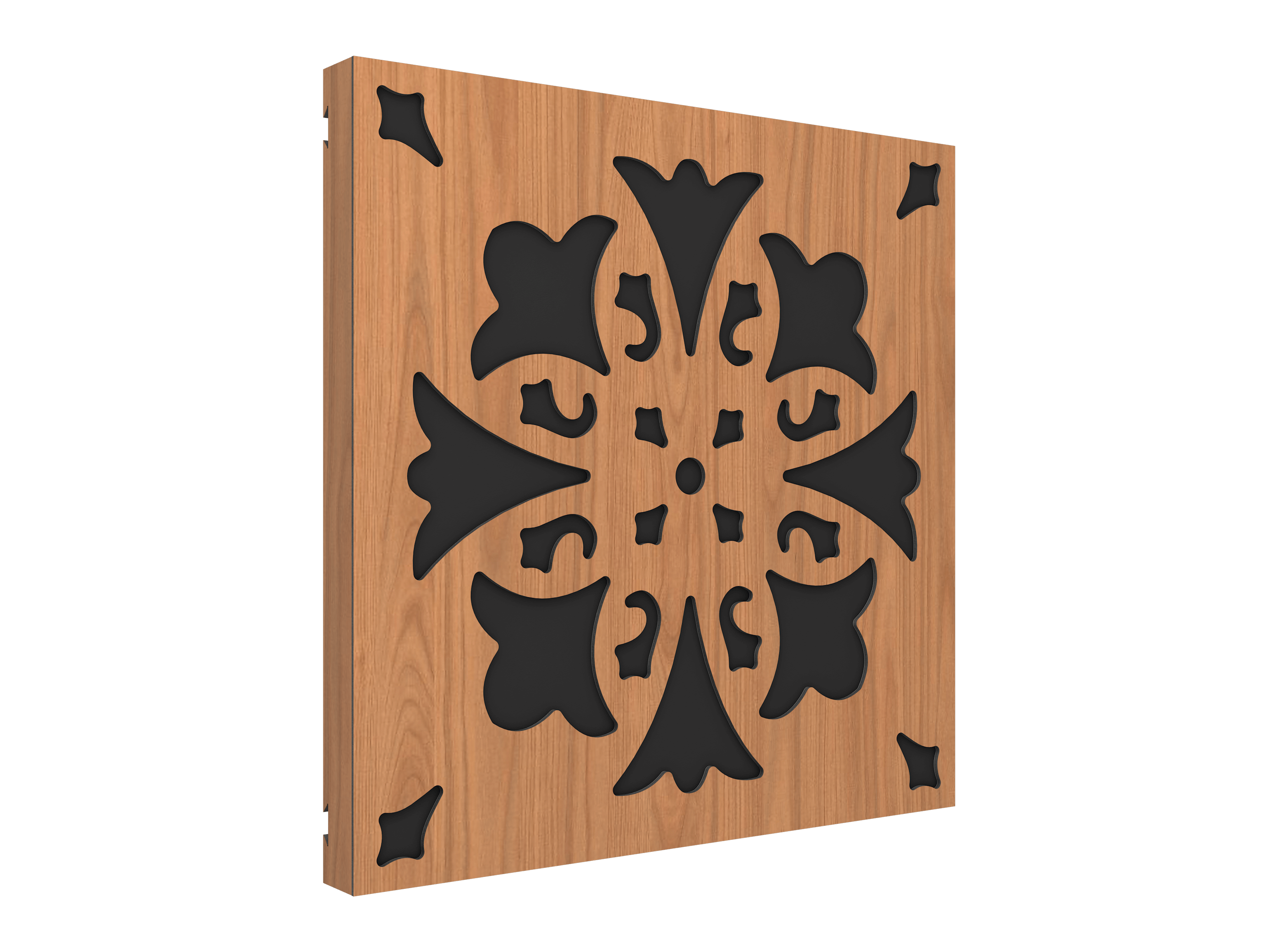 Vicoustic VicPattern Ultra Lis Sound Absorbing Acoustic Panel in Locarno Cherry