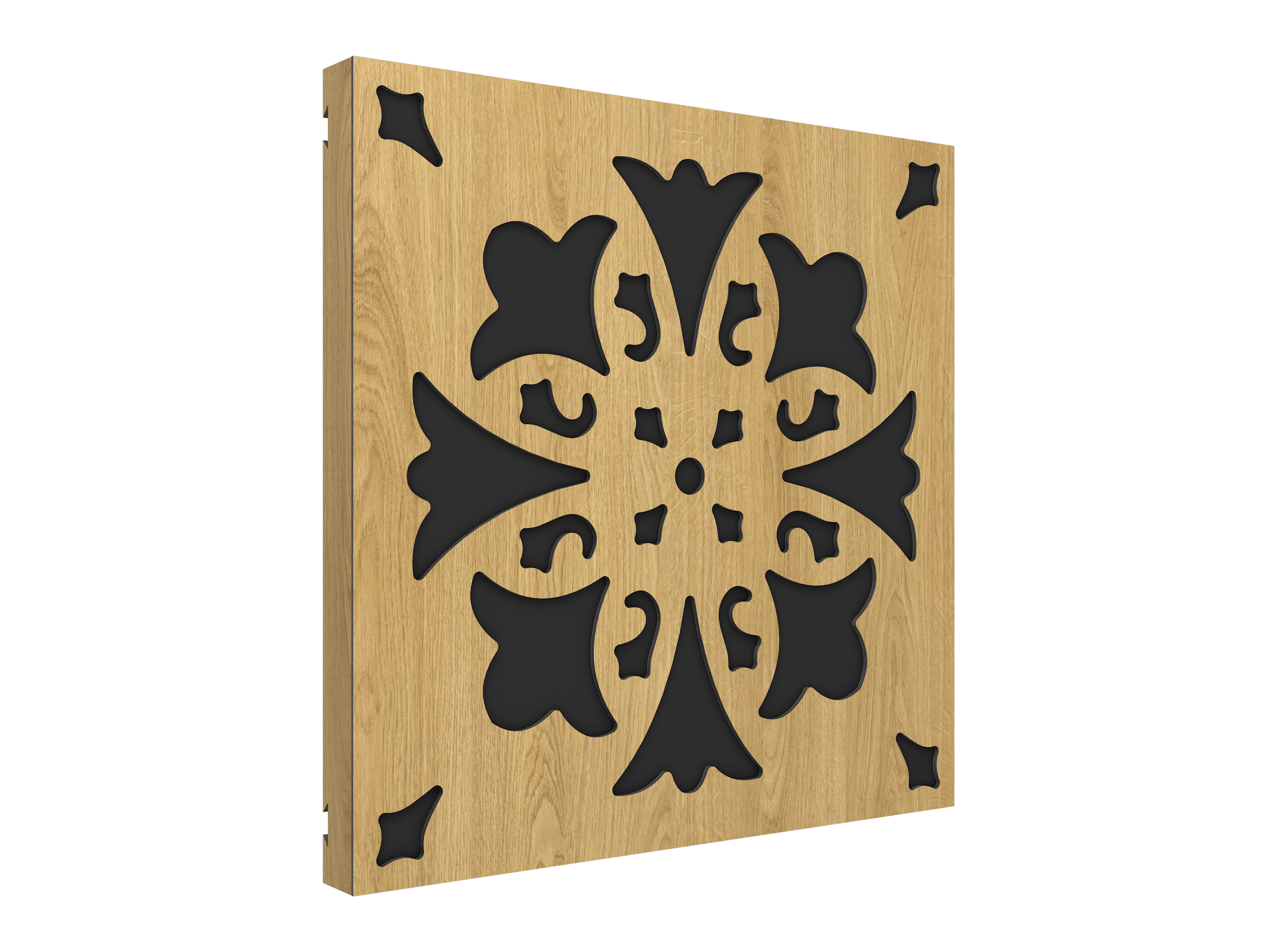 Vicoustic VicPattern Ultra Lis Sound Absorbing Acoustic Panel in Natural Oak