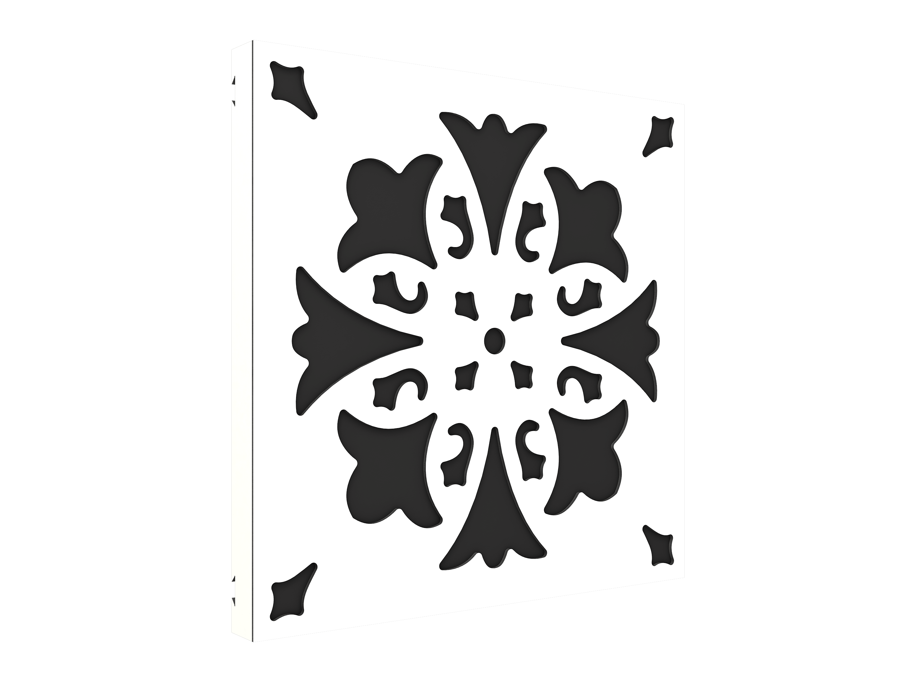 Vicoustic VicPattern Ultra Lis Sound Absorbing Acoustic Panel in White Matte