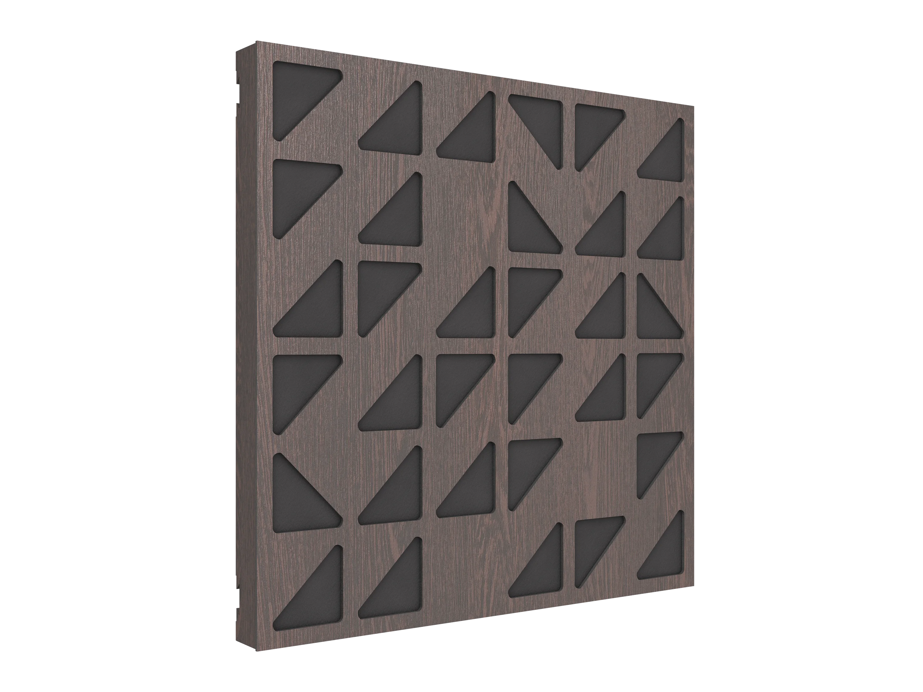Vicoustic VicPattern Ultra Triangles Sound Absorbing Acoustic Panel in Dark Wenge