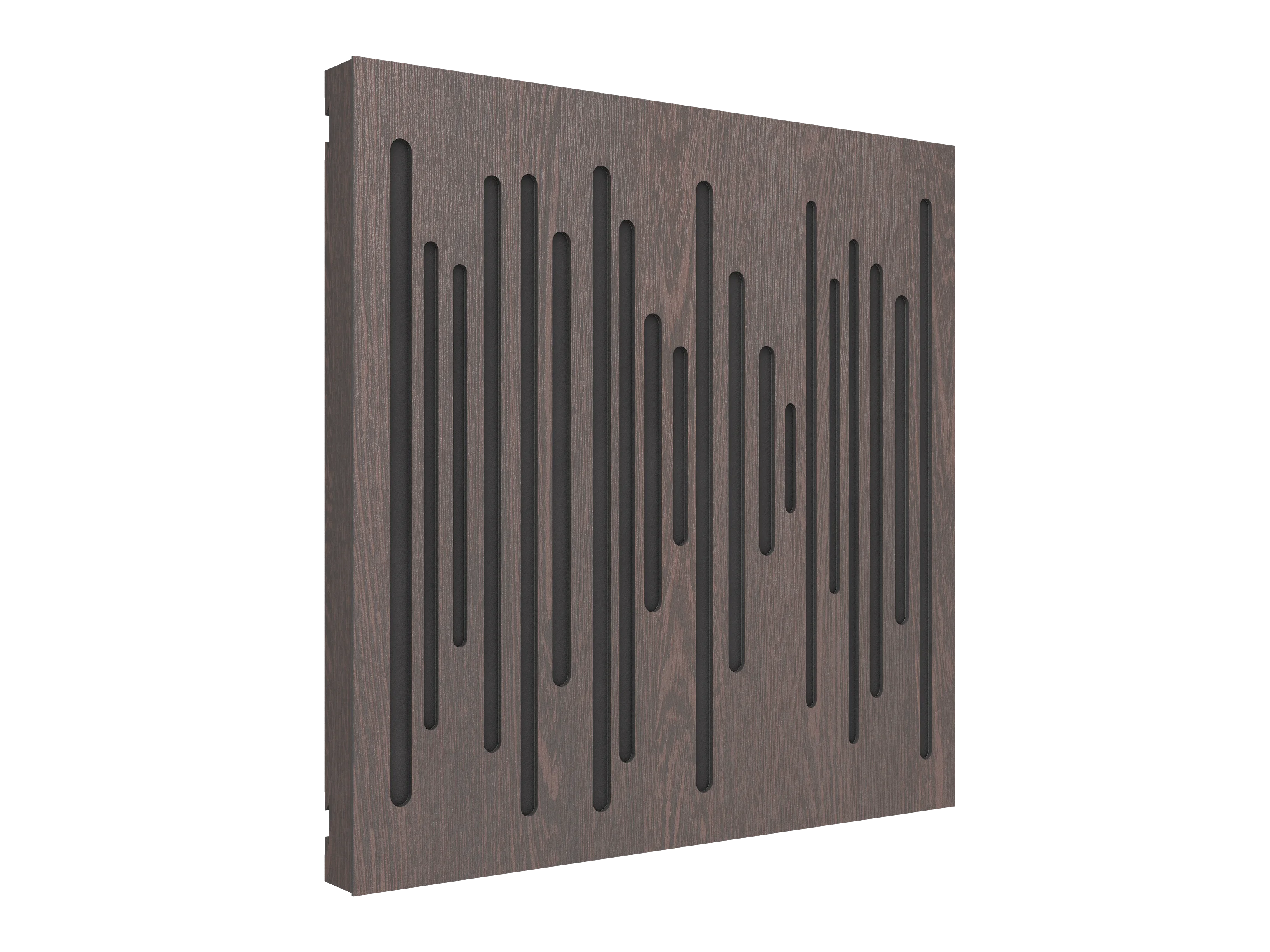 Vicoustic VicPattern Ultra Wavewood Sound Absorbing Acoustic Panel in Dark Wenge