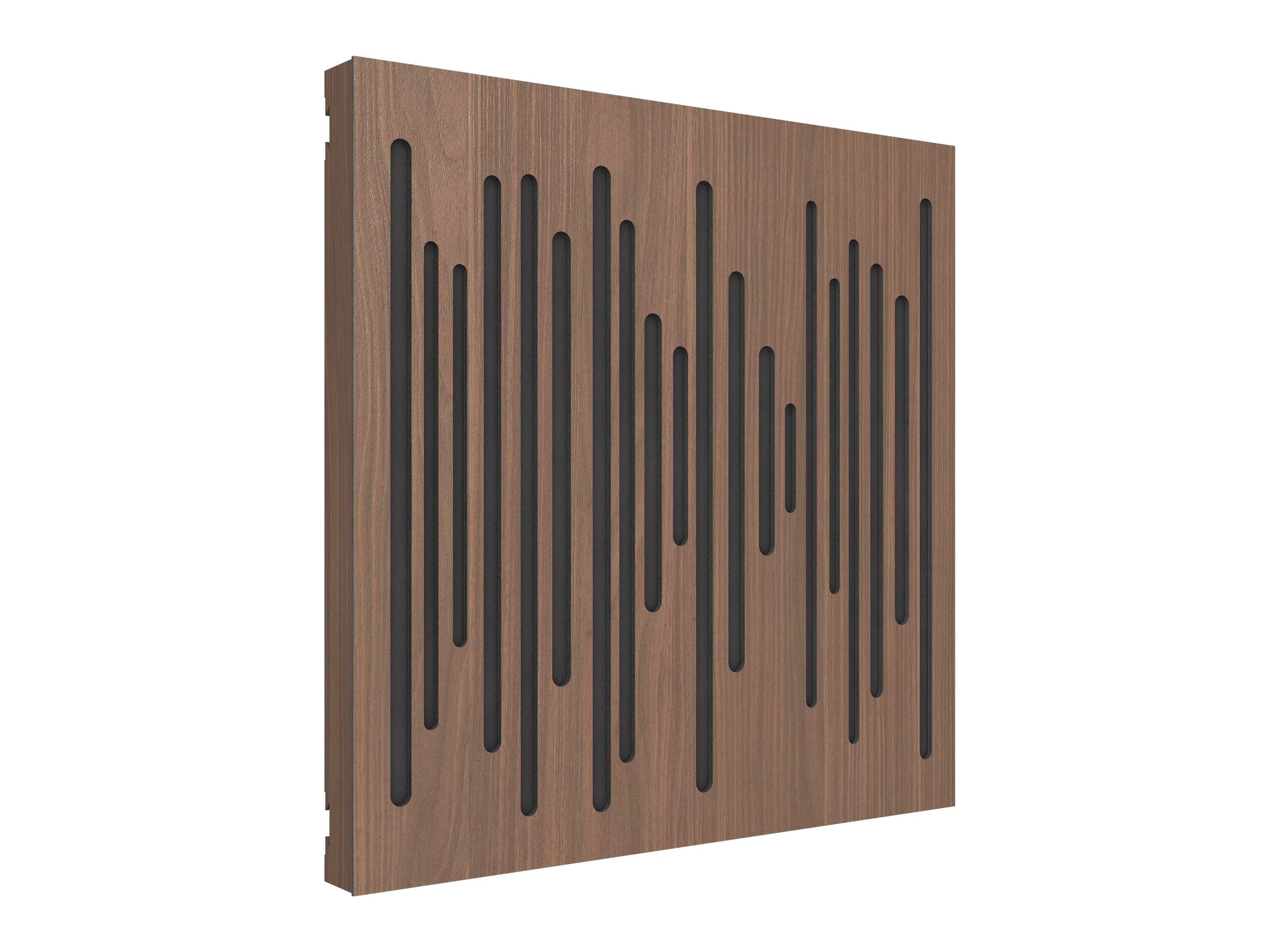 Vicoustic VicPattern Ultra Wavewood MKII Sound Absorbing Acoustic Panel in Dark Walnut