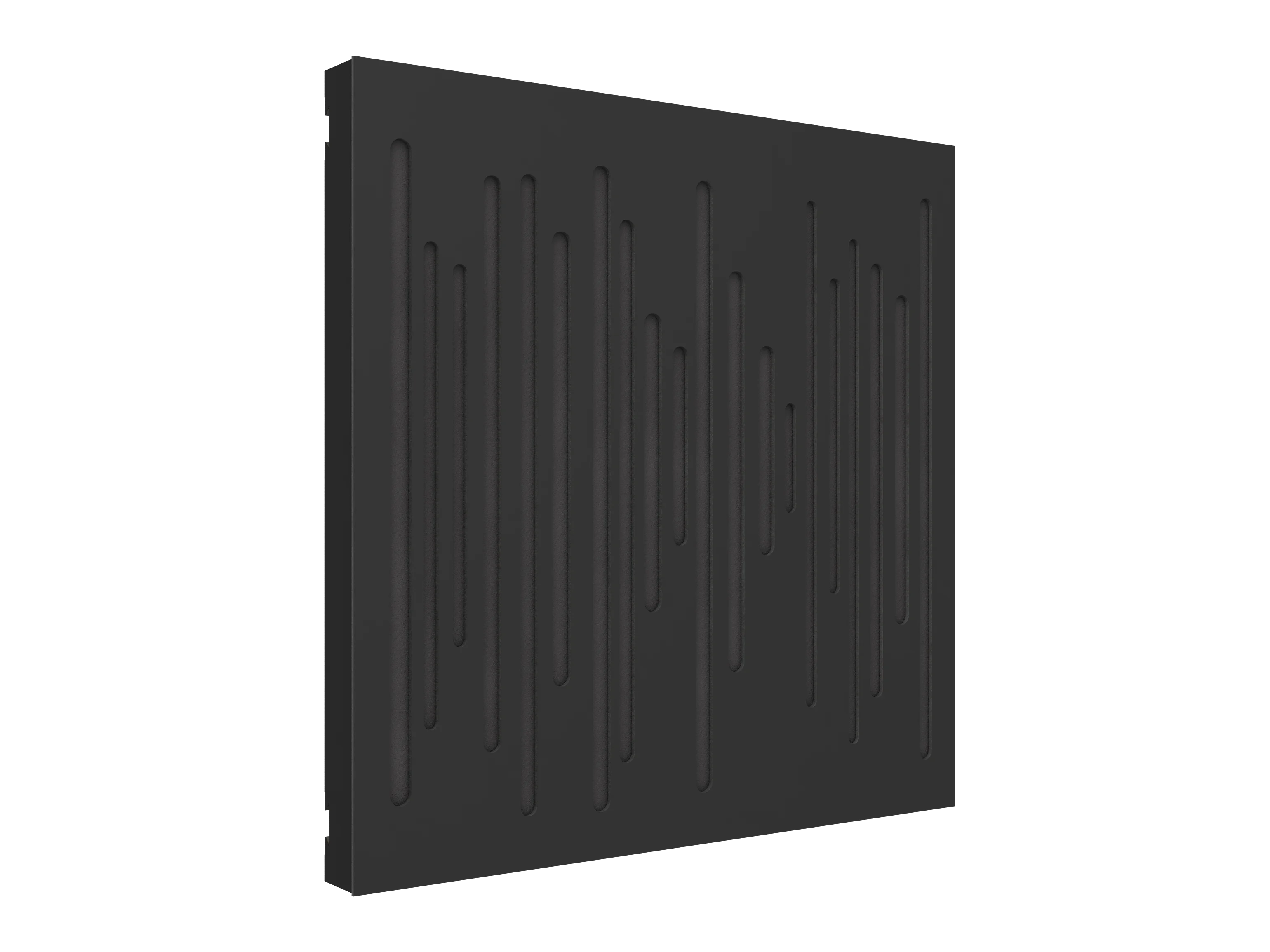 Vicoustic VicPattern Ultra Wavewood MKII Sound Absorbing Acoustic Panel in Black Matte
