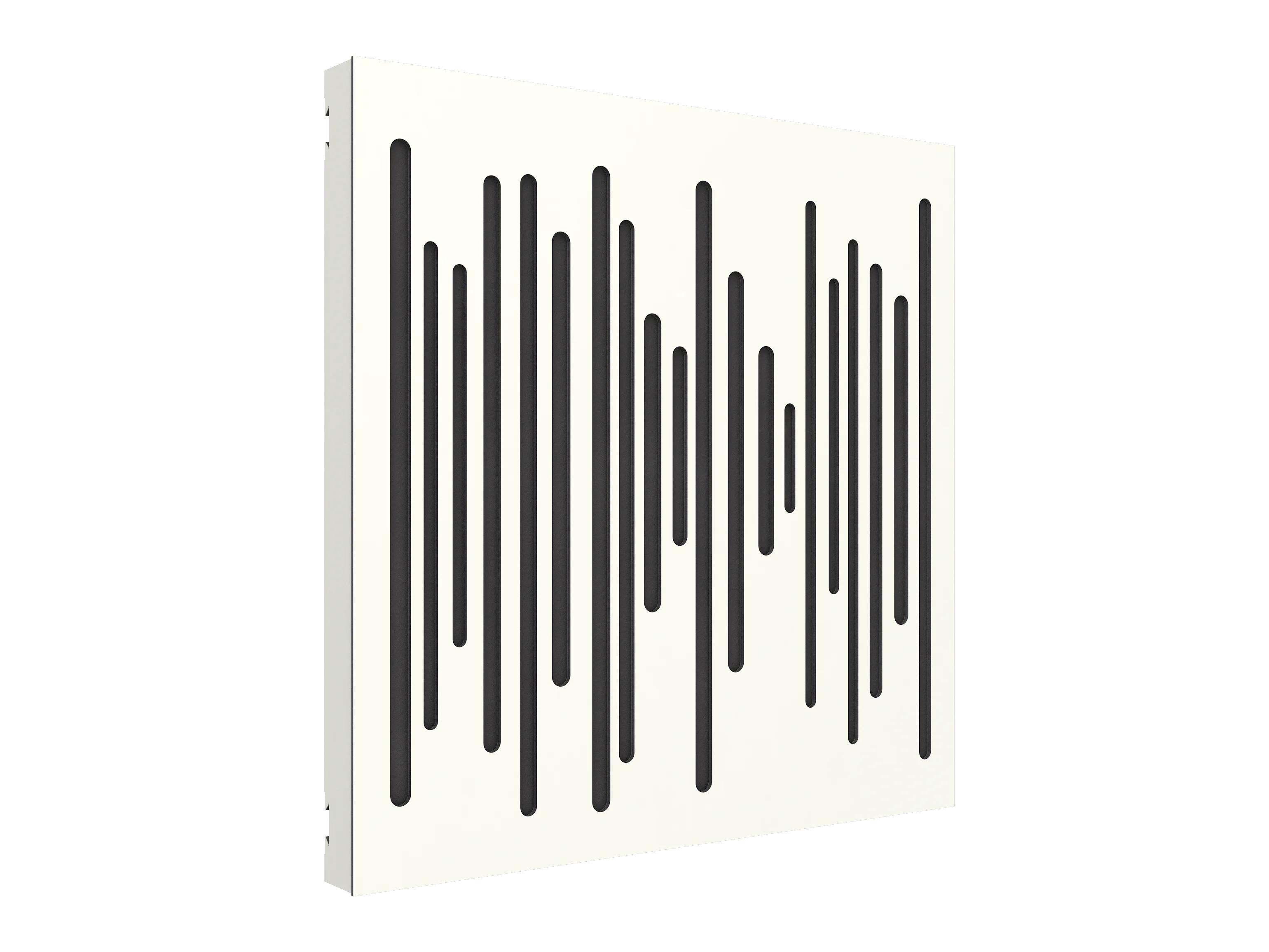 Vicoustic VicPattern Ultra Wavewood Sound Absorbing Acoustic Panel in White Matte