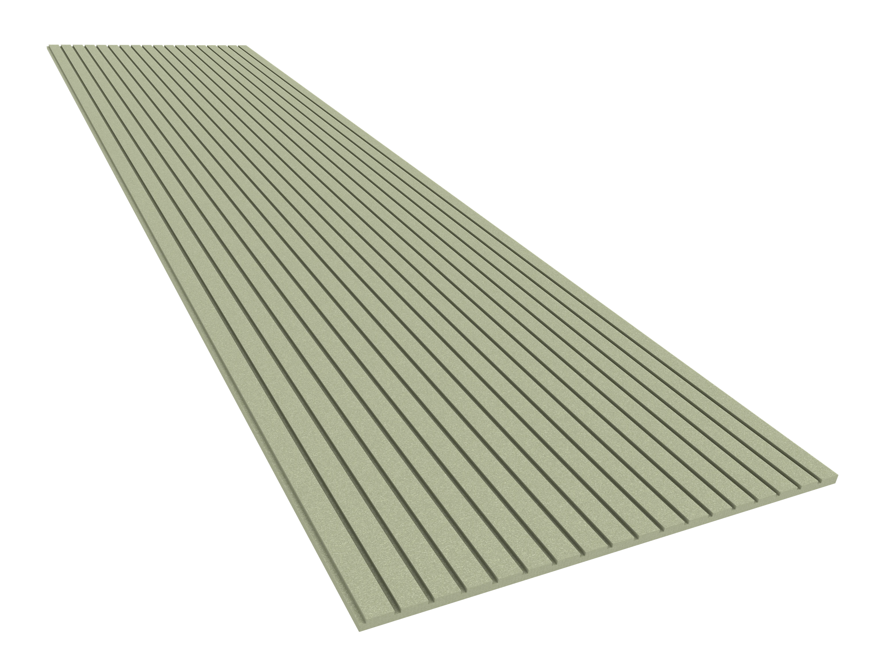 Vicoustic VicStrip Lite 240cm Slat Panel in HD PET Acoustic Panel in Gleam
