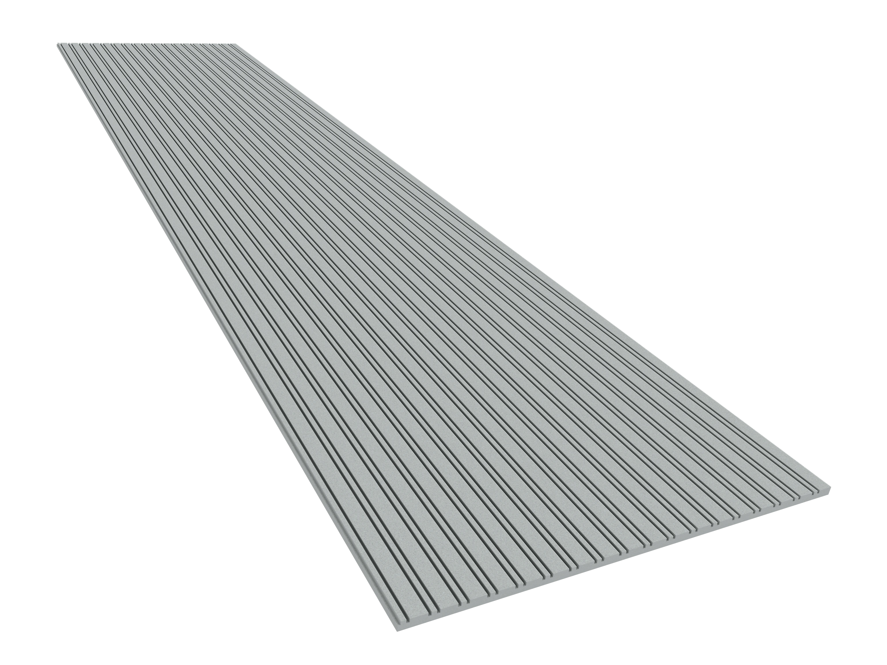 Vicoustic VicStrip Lite Double 270cm Slat Panel in HD PET Acoustic Panel in Glacier