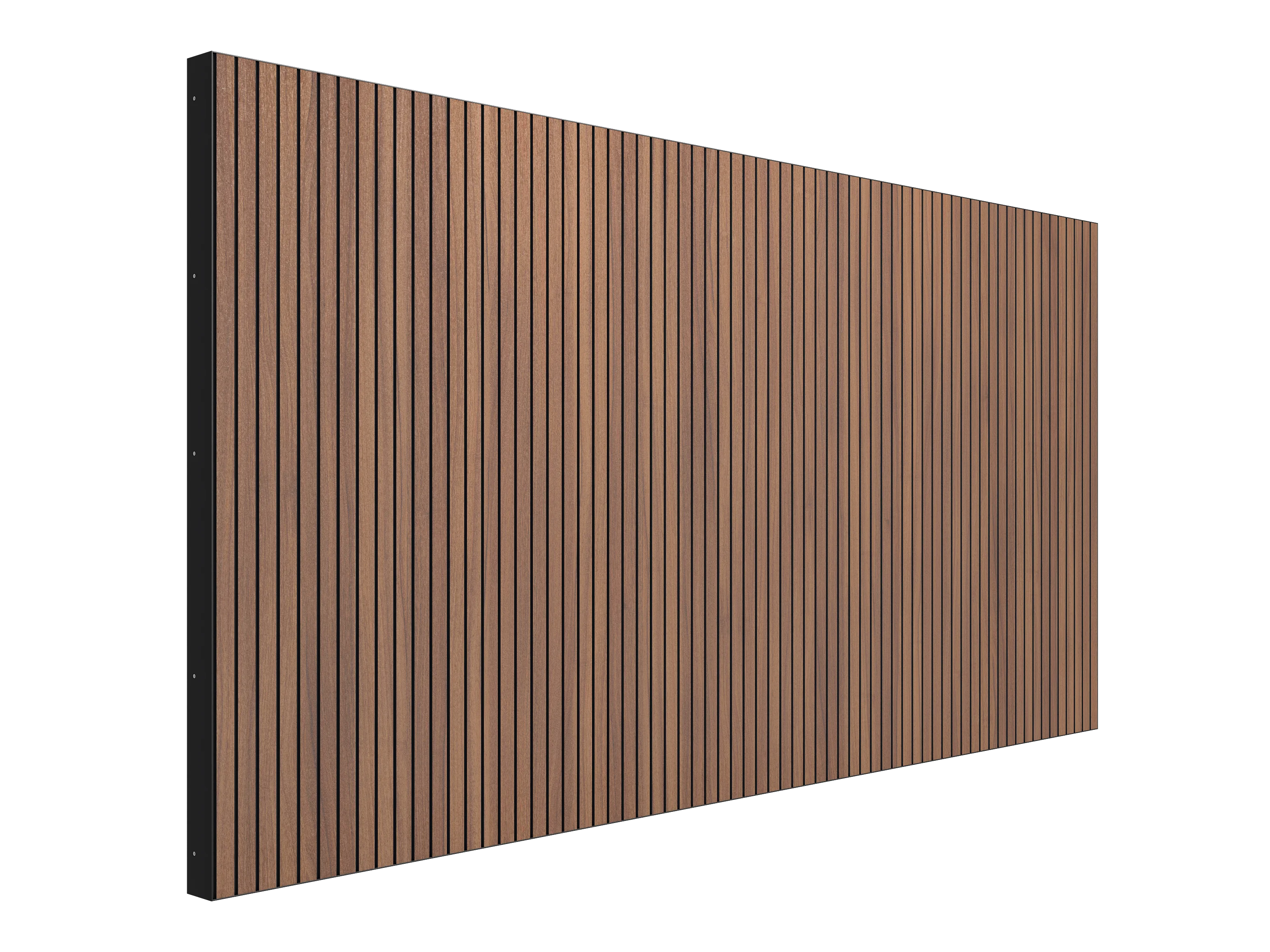 Vicoustic VicStrip Spacer Kit Sound Absorbing Acoustic Panel in Natural Walnut