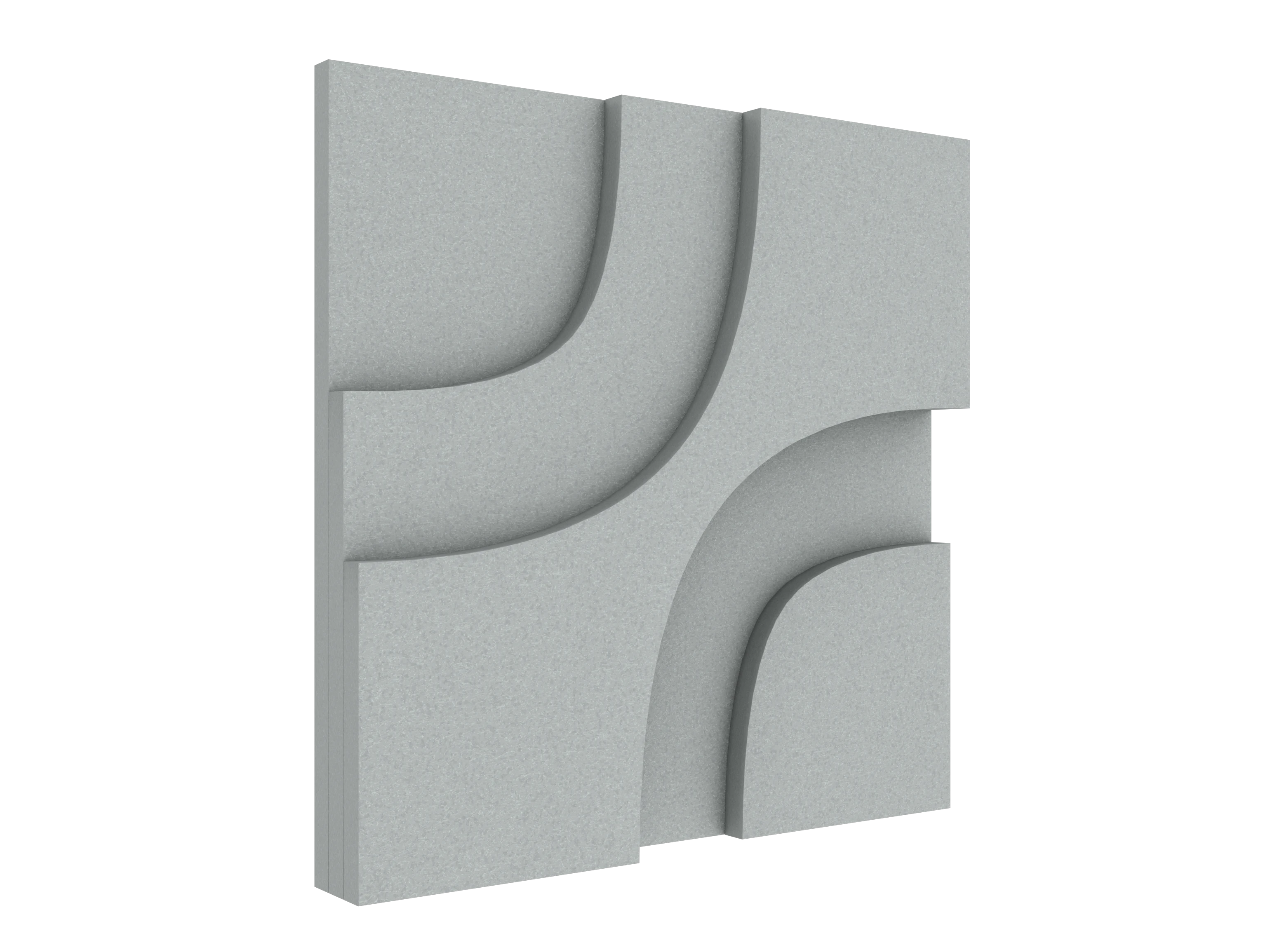 Vicoustic VicTiles 3D MidMod Sound Absorbing Acoustic Panel in Pearl