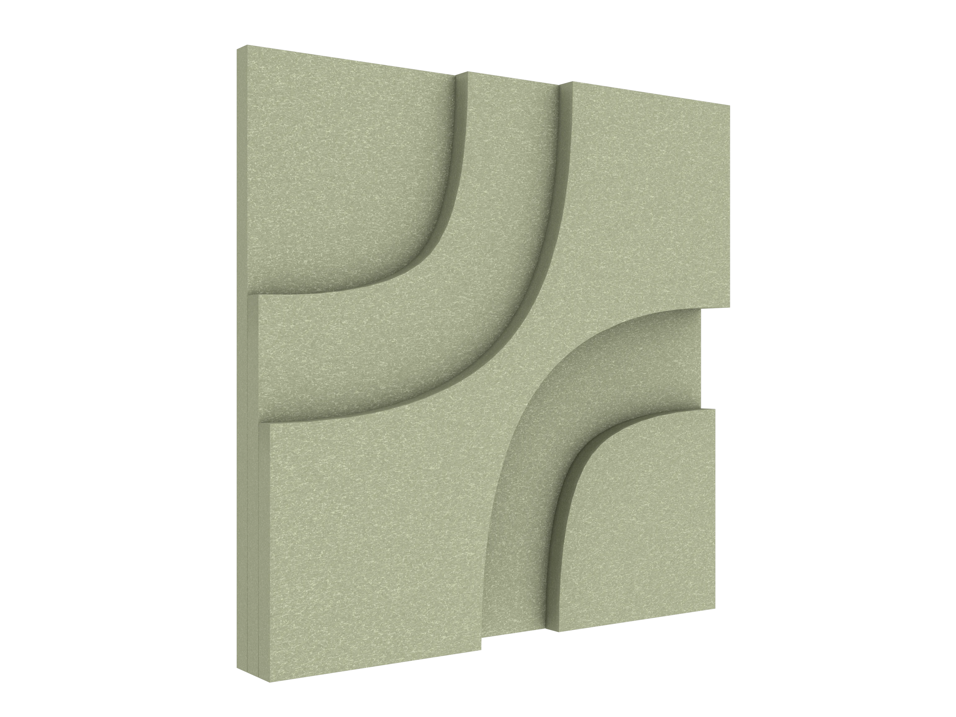 Vicoustic VicTiles 3D MidMod Sound Absorbing Acoustic Panel in Gleam