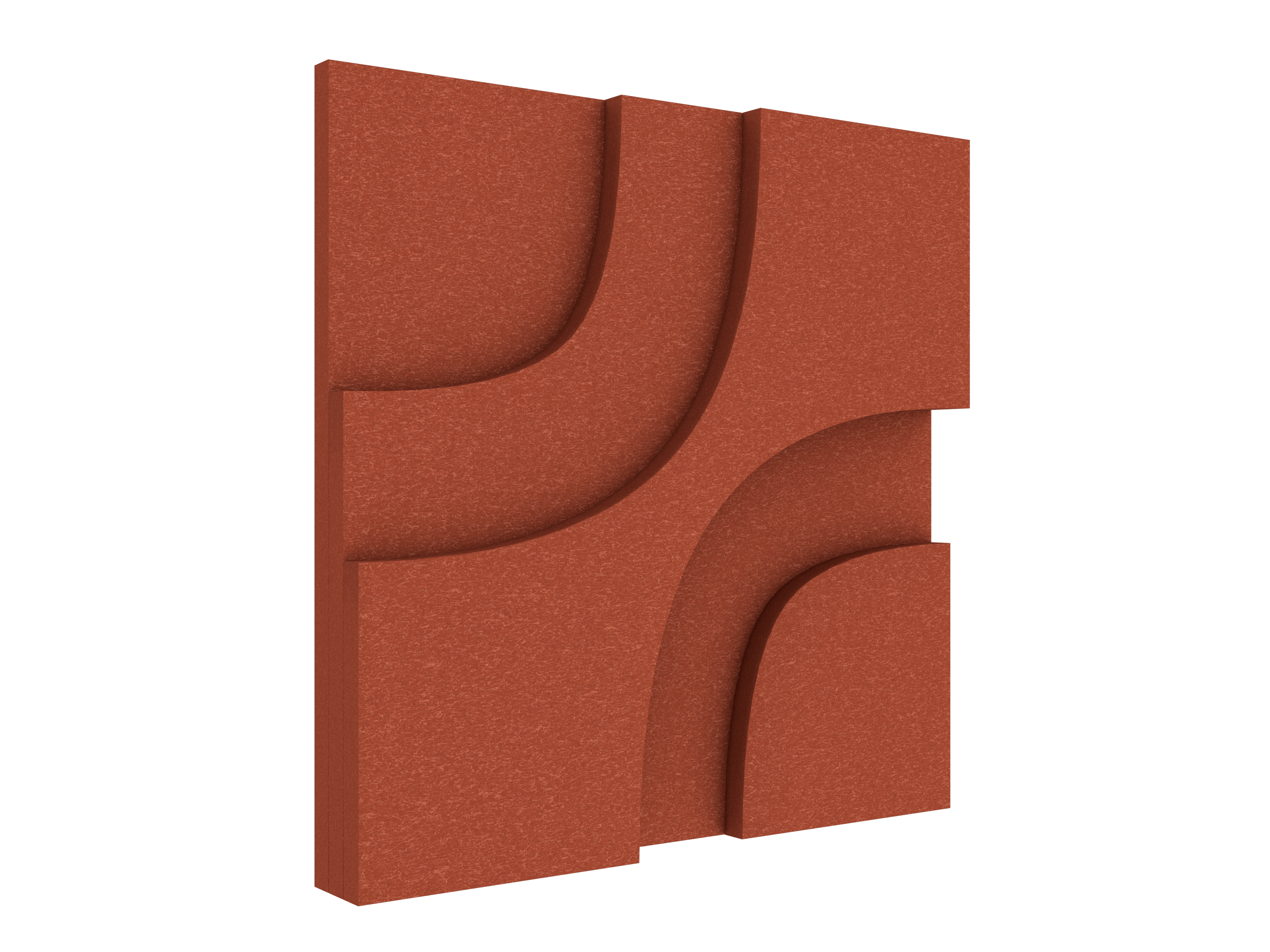 Vicoustic VicTiles 3D MidMod Sound Absorbing Acoustic Panel in Marmalade